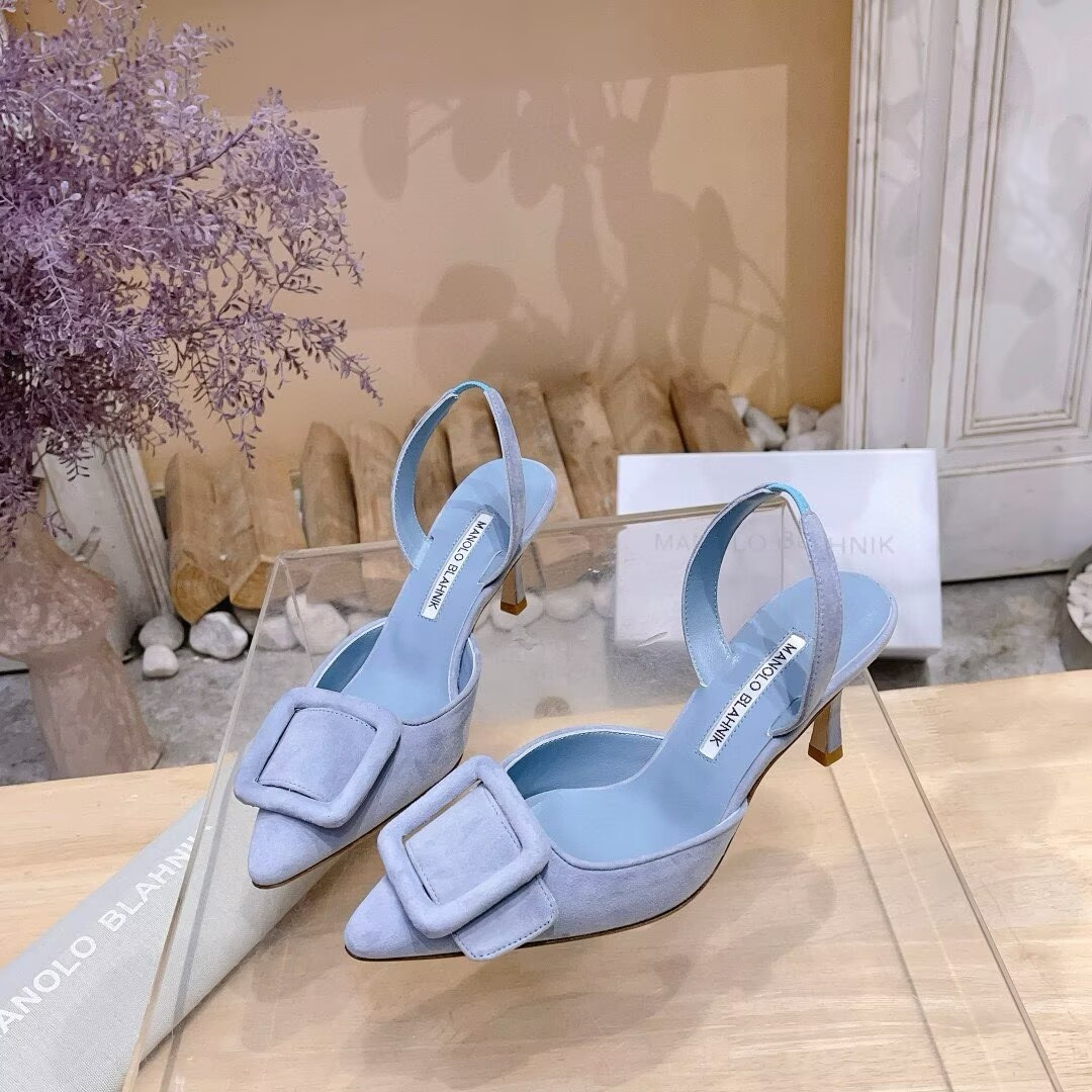 ua man010 B1ahn*k may51i buckle detail slingback pumps