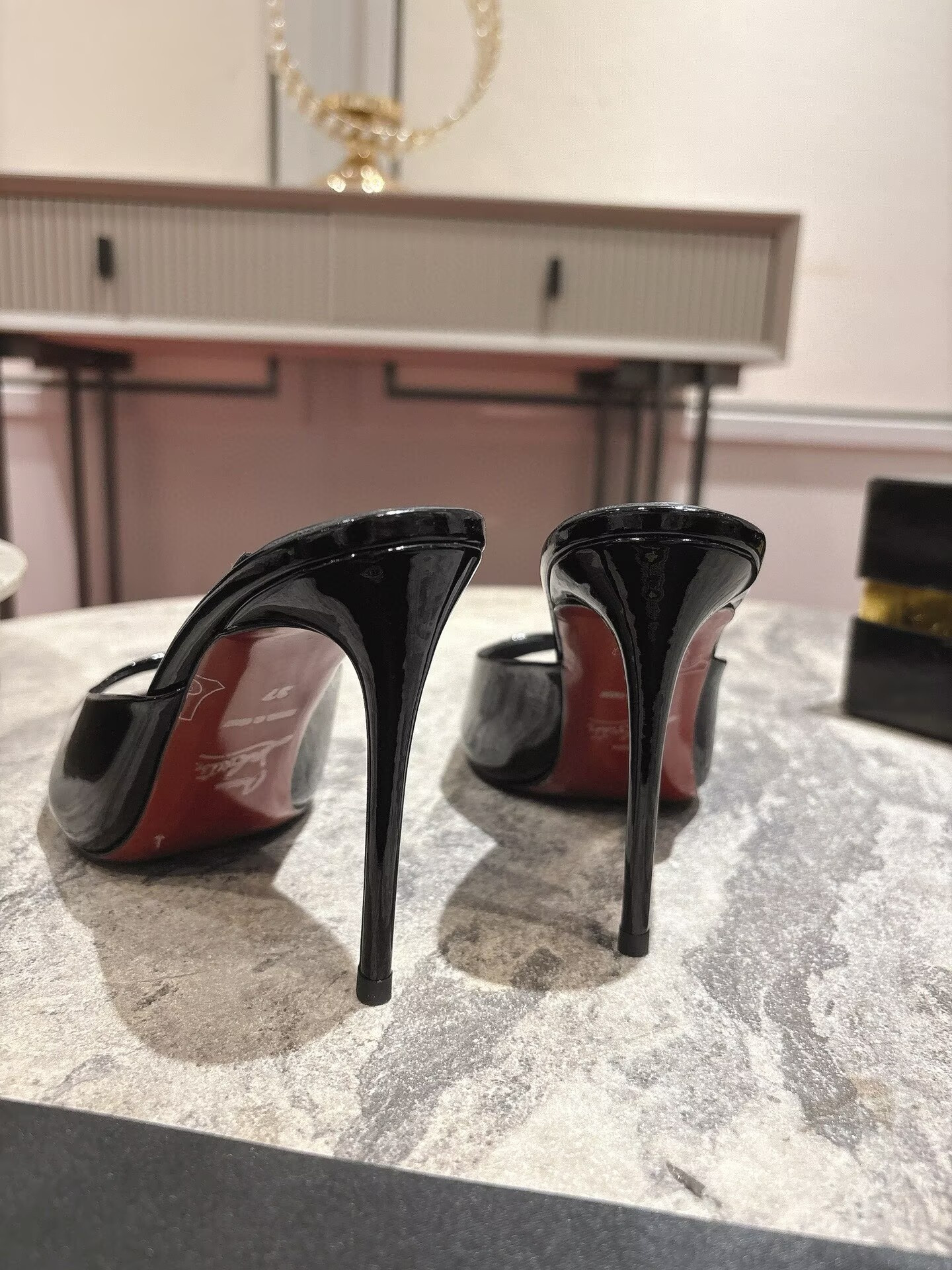 ua Chr1st1an louboutin miss z mule 10cm heel