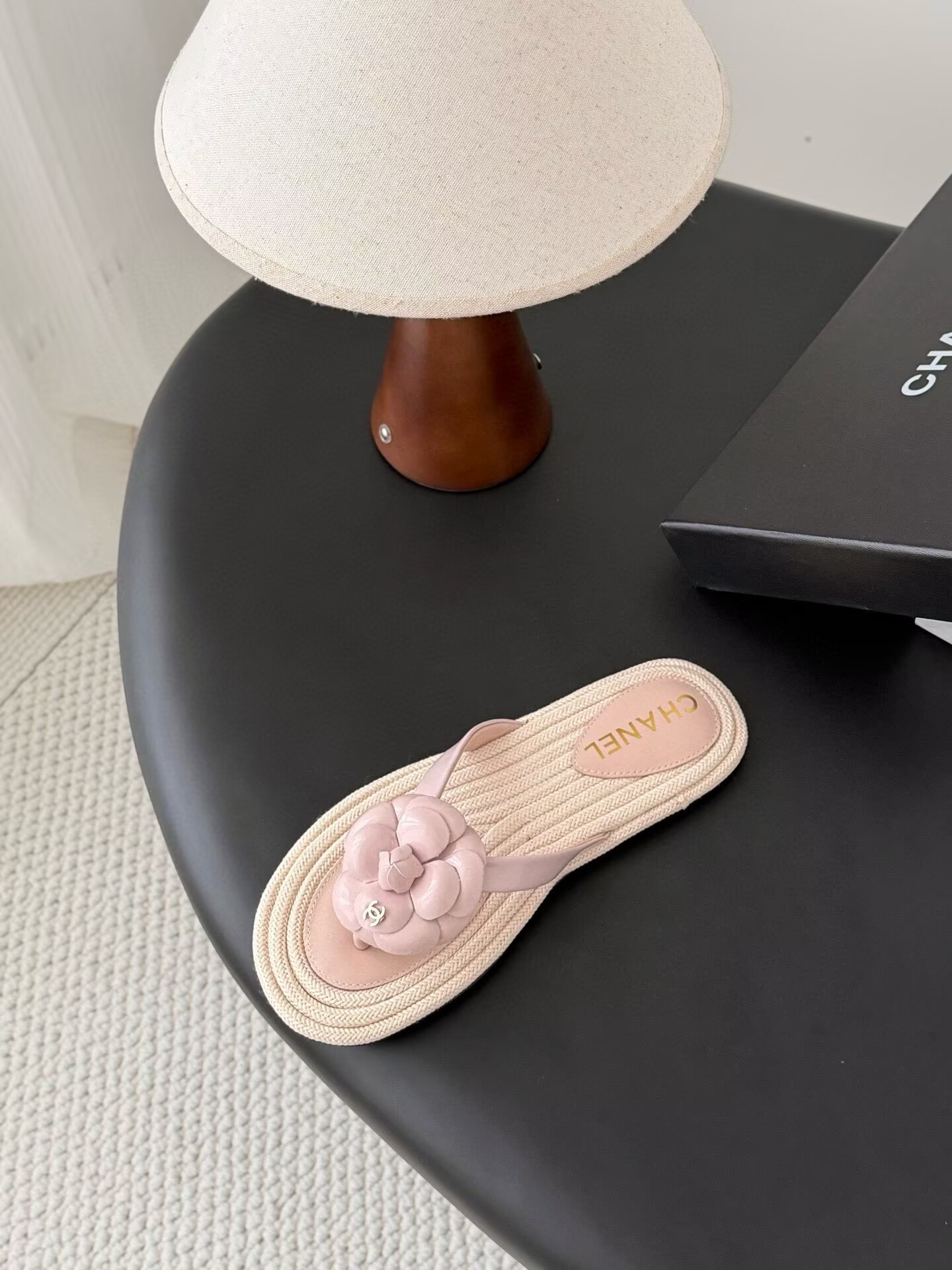 UA Chanel Thongs Slides