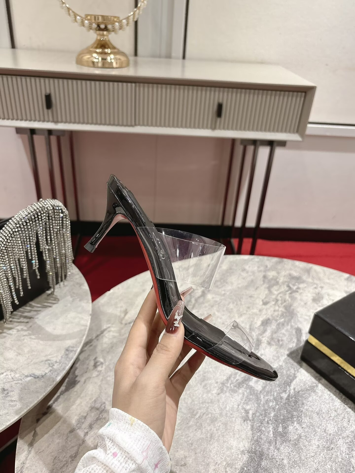 Chr1st1an louboutin just nothing mules 65mm 85mm 100mm