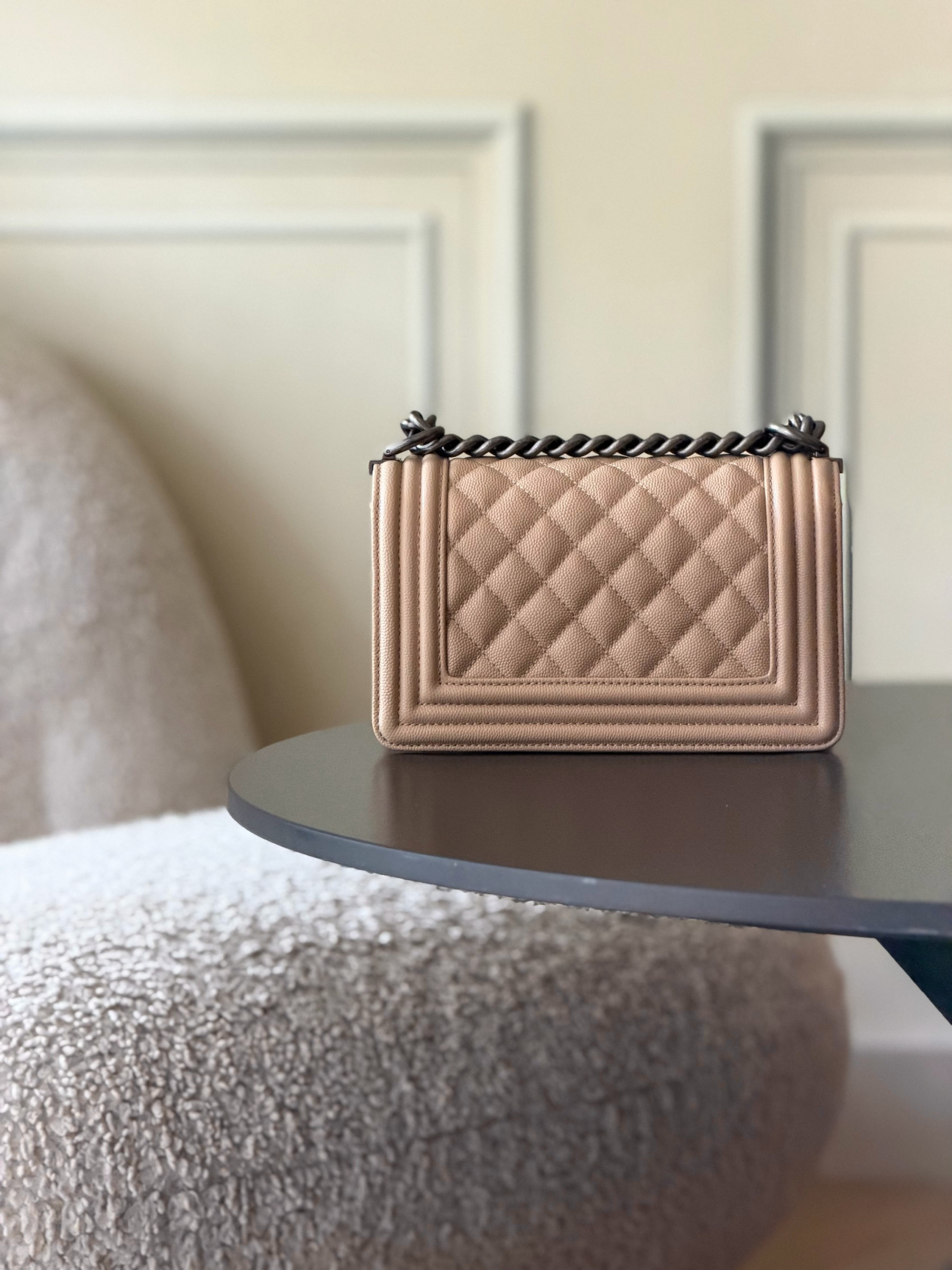 Chanel Boy Handbag 12x20x7cm