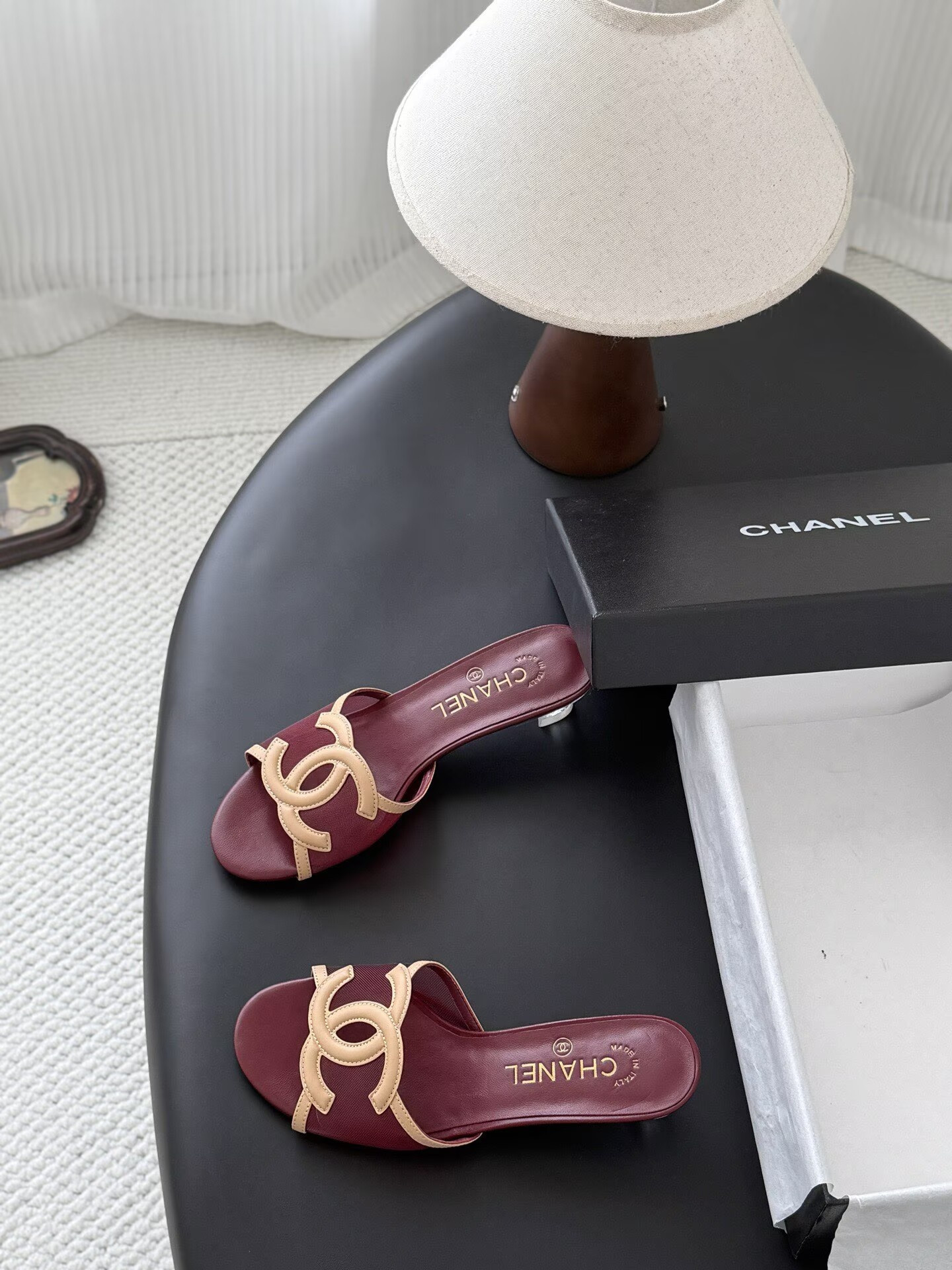 UA Chanel Sandals 4.5cm Heel