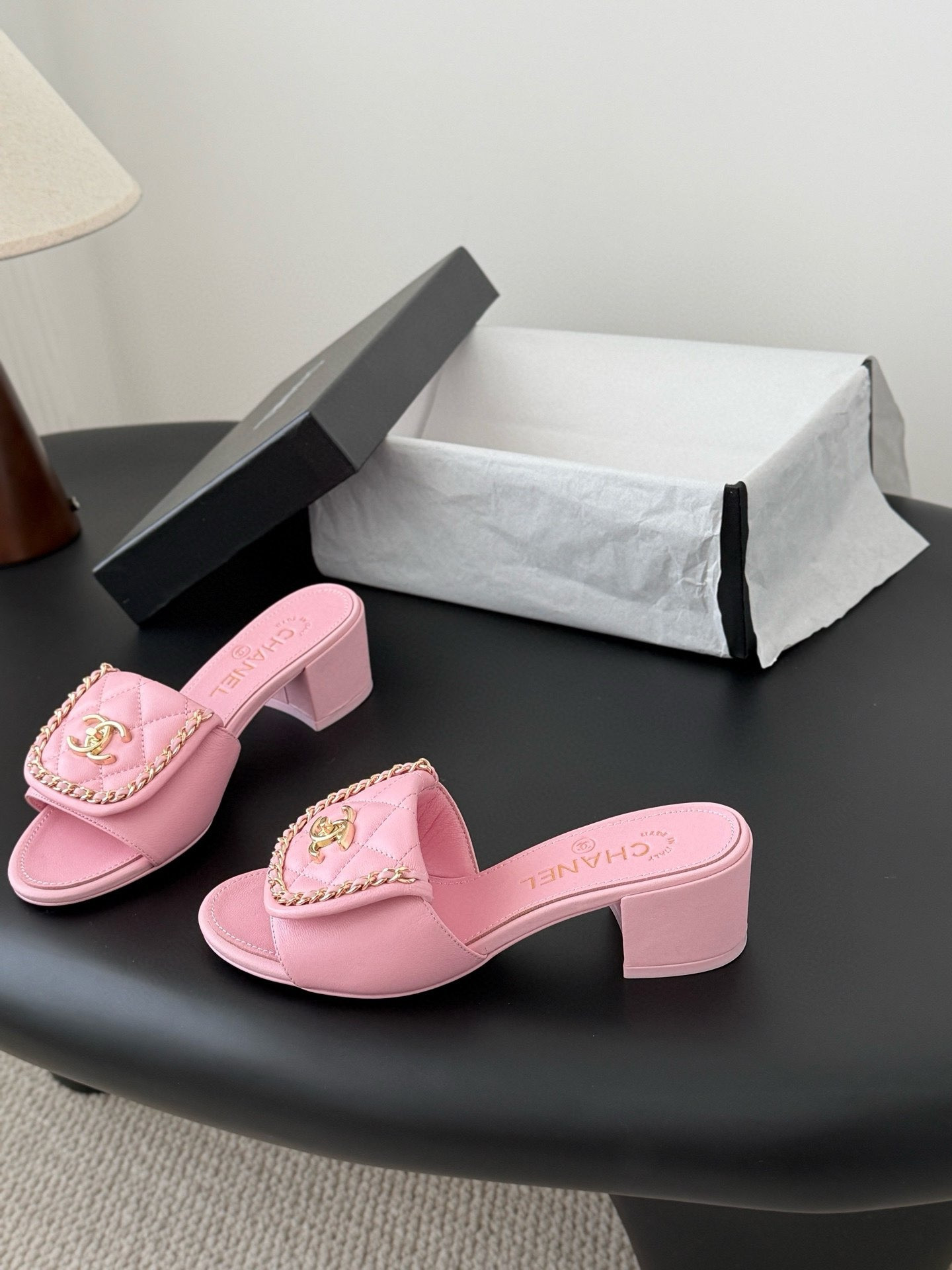 UA Chanel Slippers