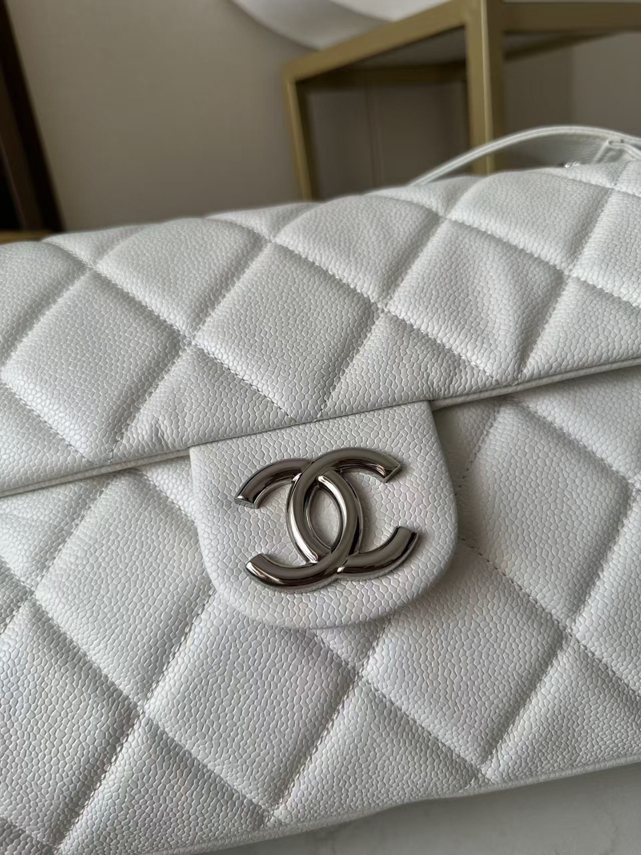 Ch**el Flap Bag AS3372 34x22x10cm