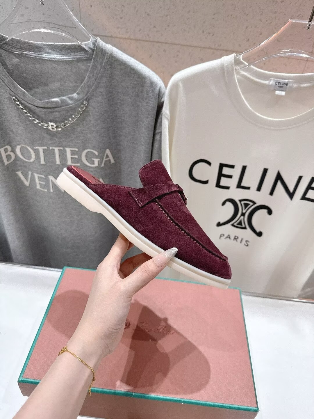 ua L0r0 P1ana babouche charms walk loafers
