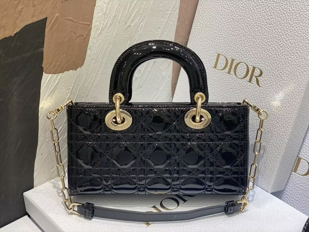 D10r SMALL LADY D-JOY BAG BLACK 22x6x12cm