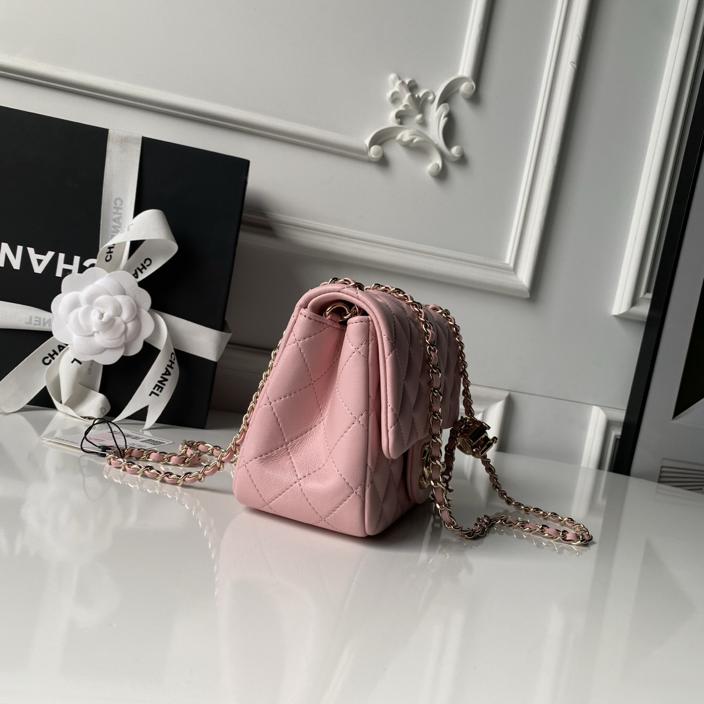 Chanel Classic Flap Handbag CF AS5758 18x13x7cm