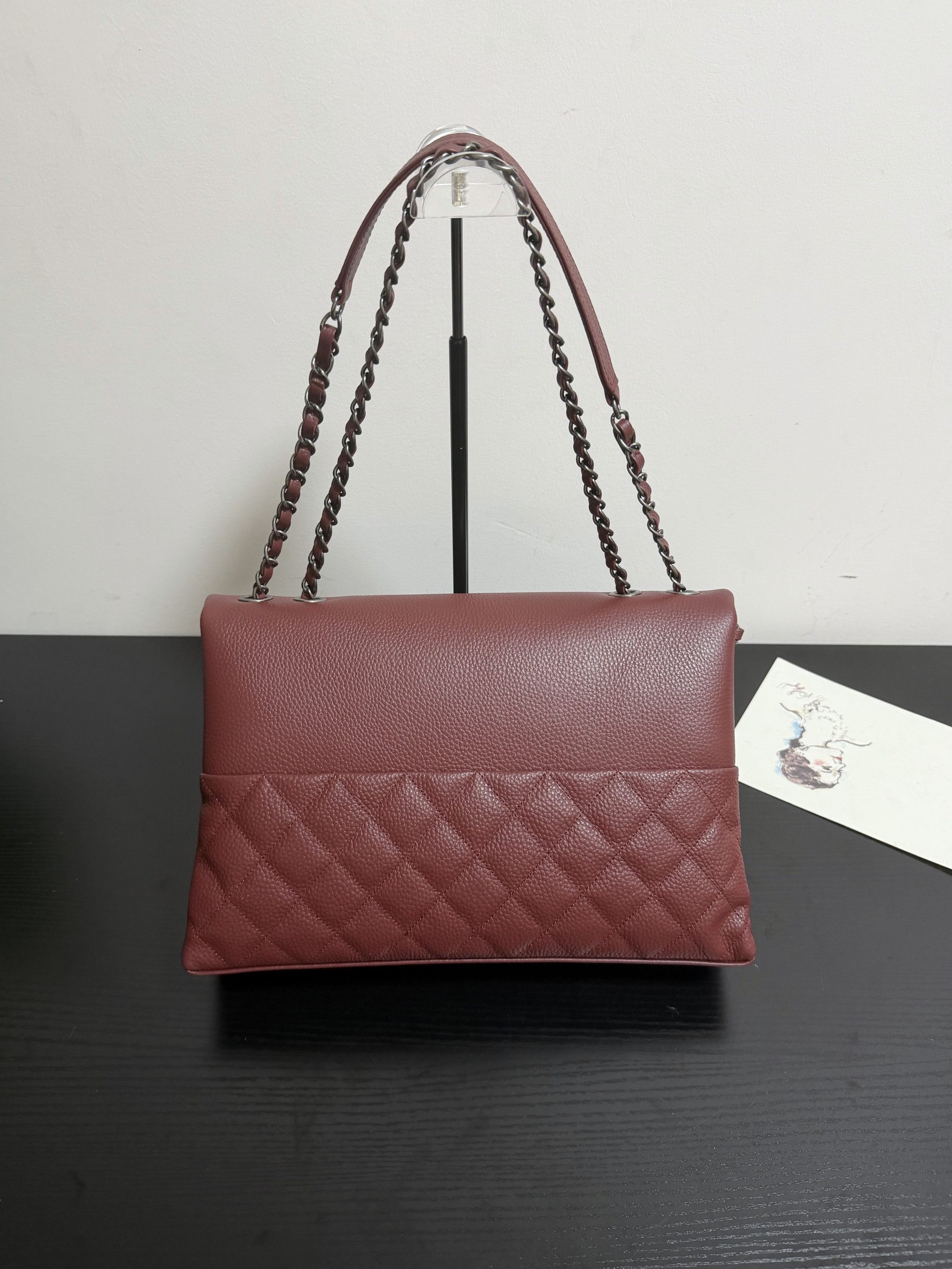 Chanel Hampton Flap Handbag AS7095 32x19x7.5cm