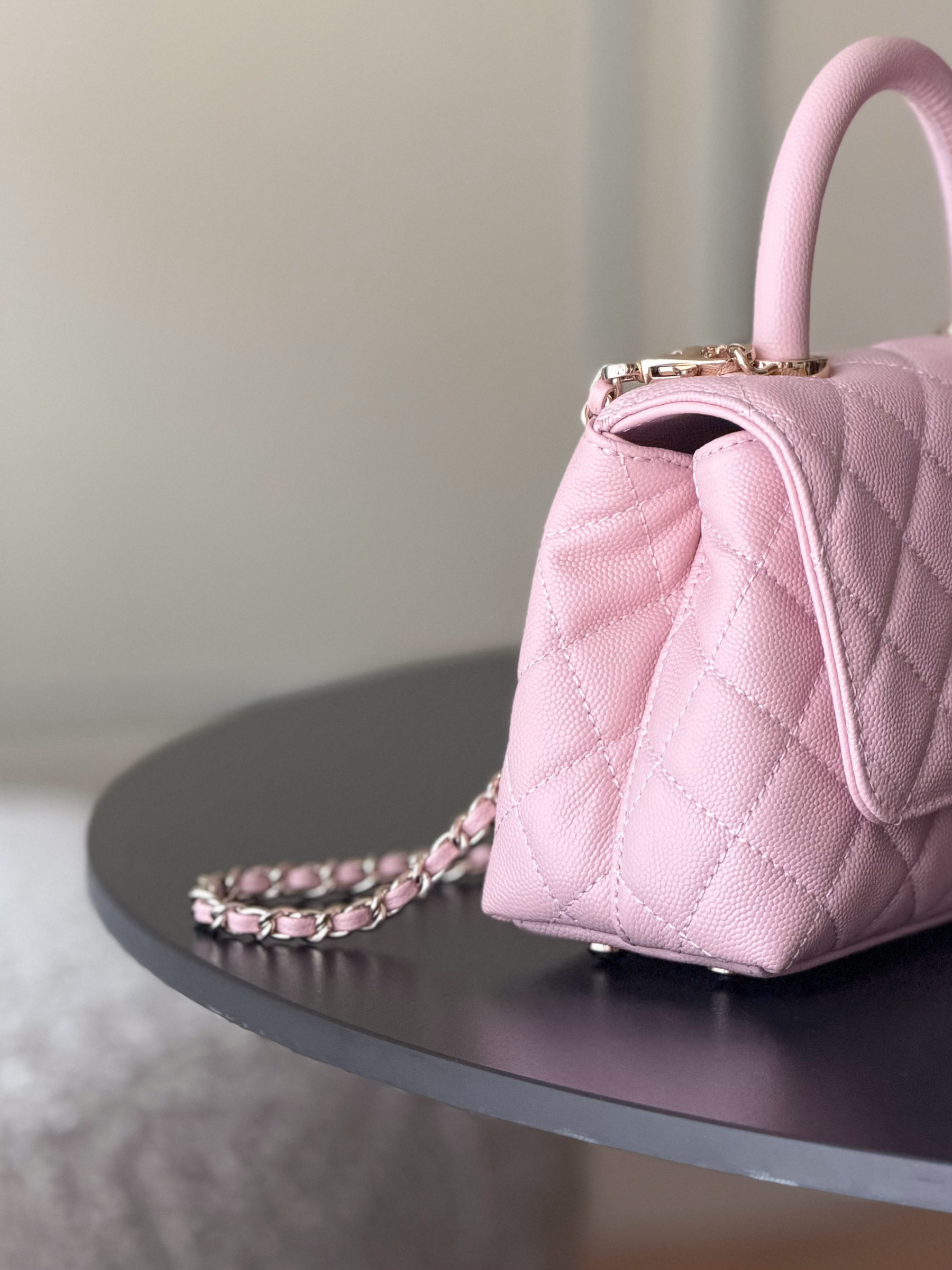 CHANEL mini coco handle 13x19x9cm