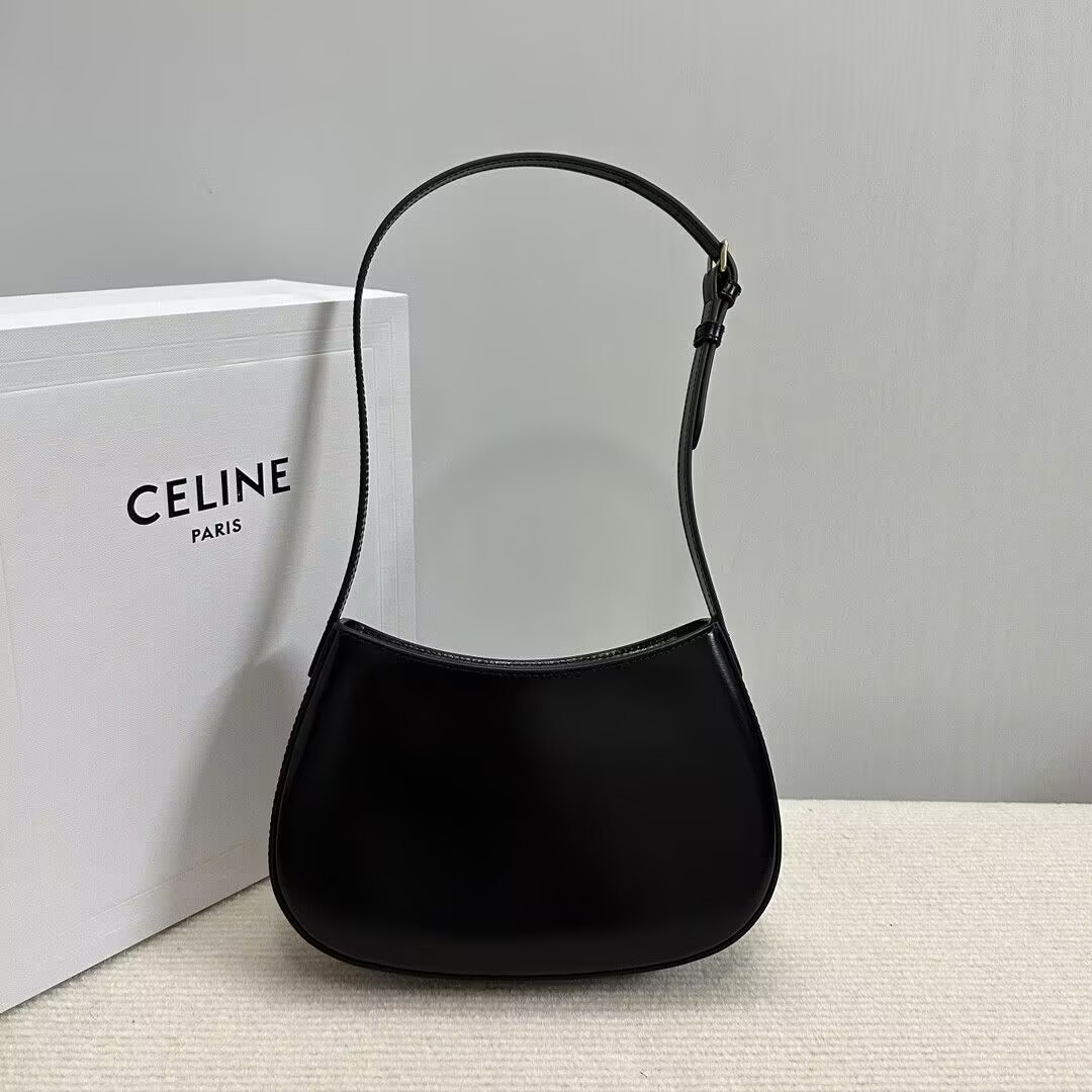 Ce1i*e MEDIUM TILLY BAG in shiny calfskin 22x13.5x4cm