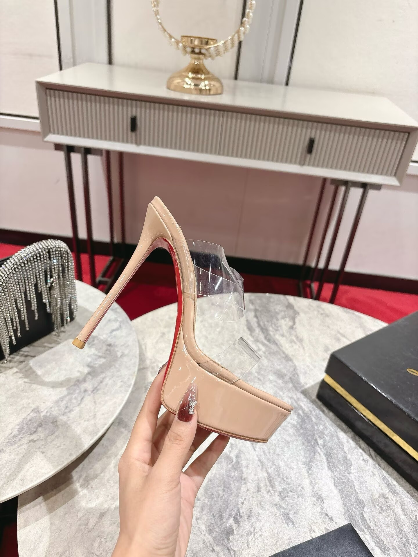 ua Chr1st1an louboutin just nothing alta 12.5cm heel