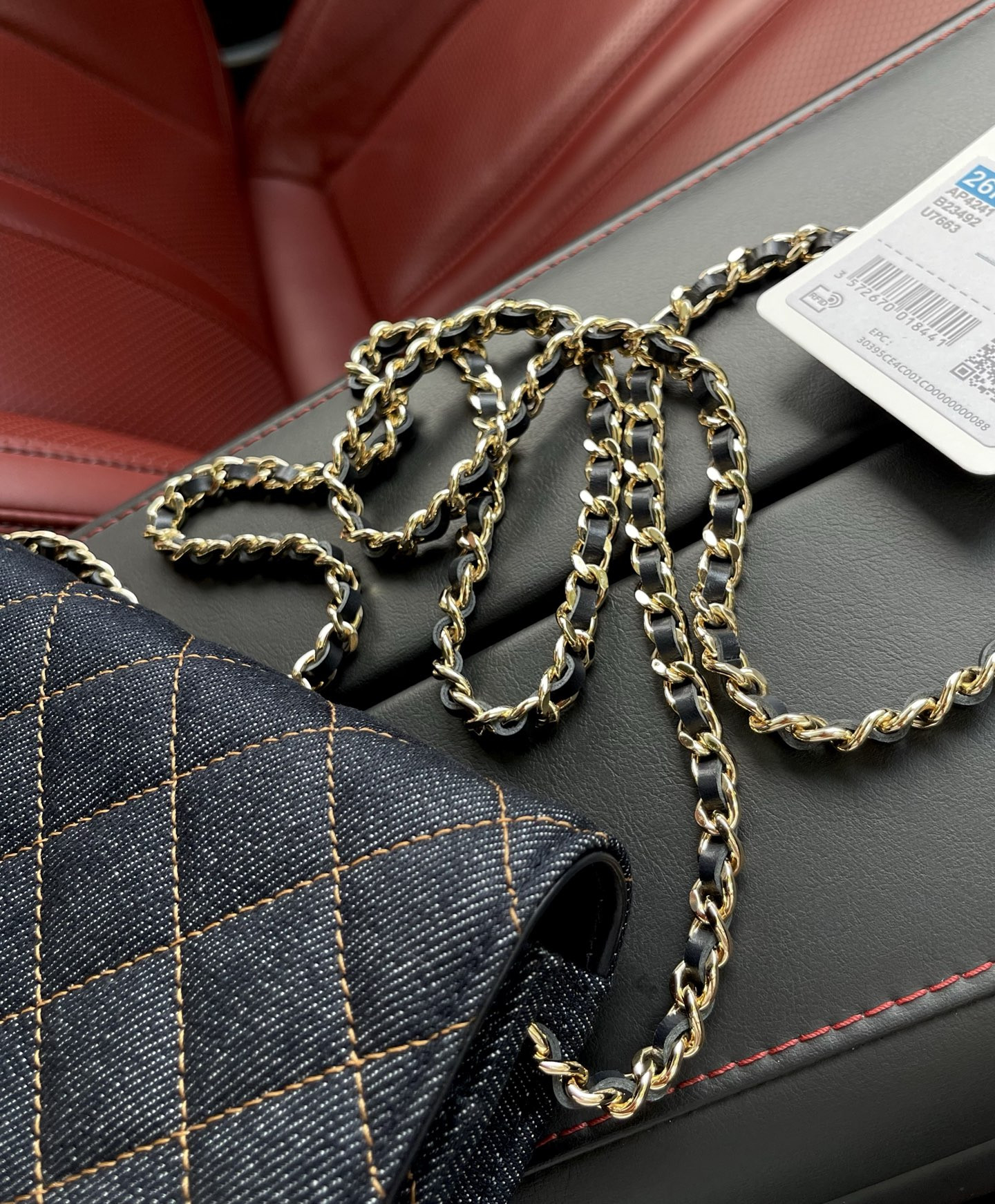 CHANEL WOC CLASSIC WALLET ON CHAIN 19.5x12x3.5cm