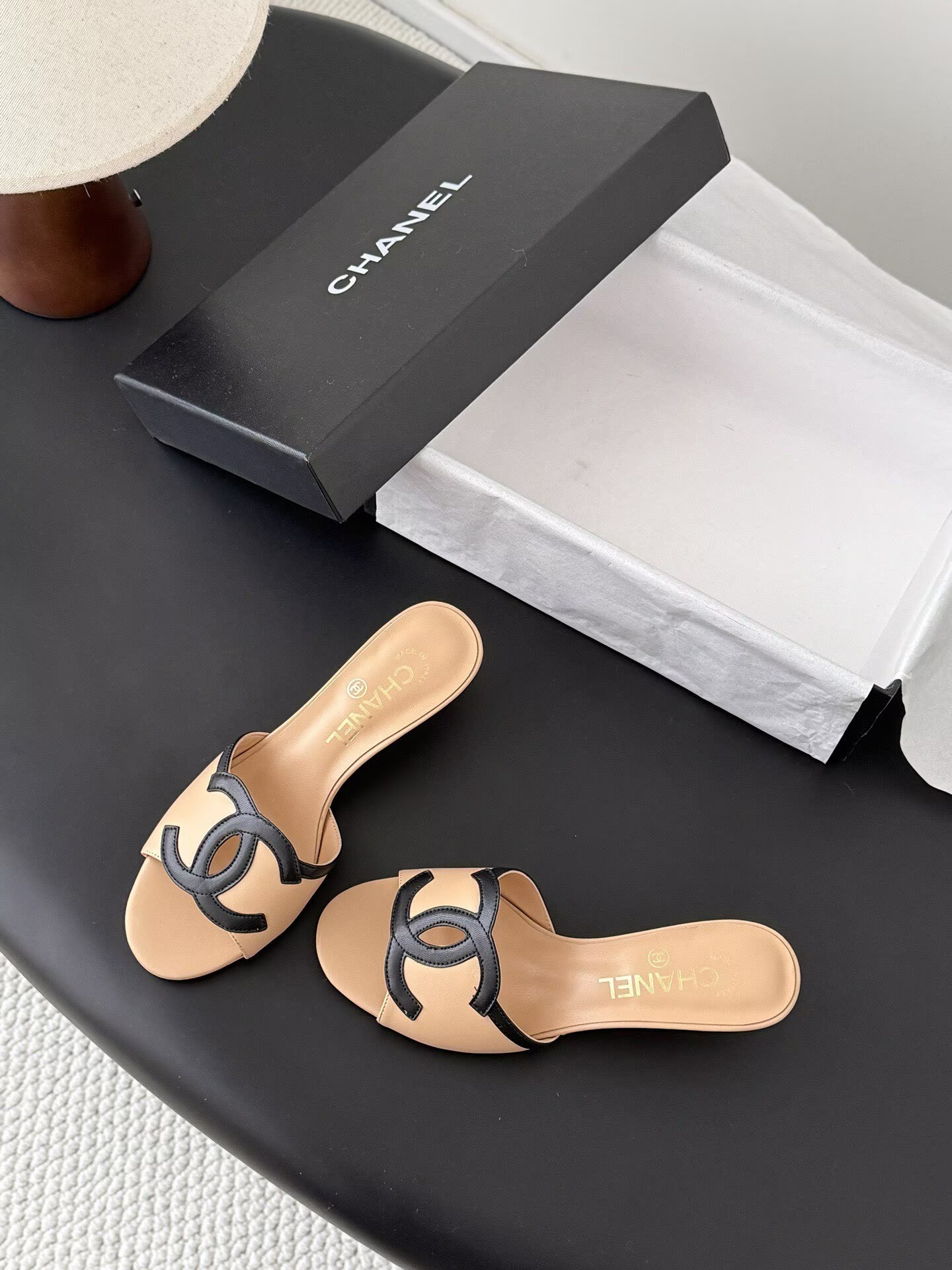 UA Chanel Sandals 4.5cm Heel