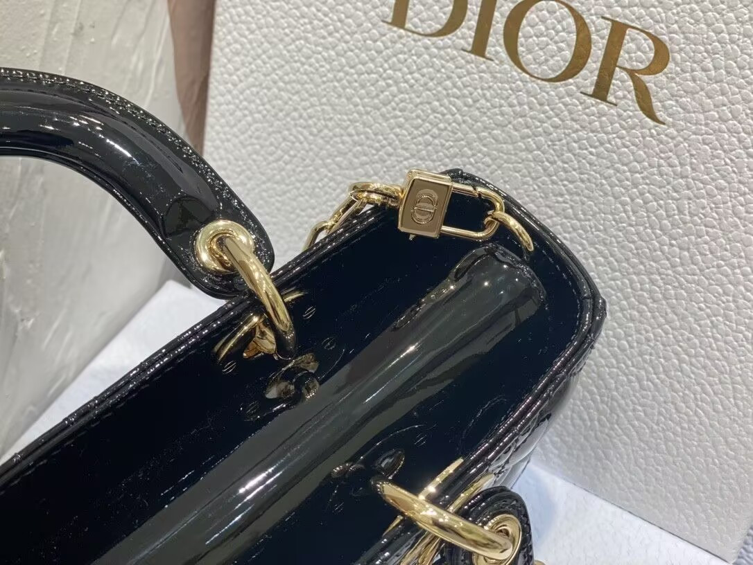 D10r SMALL LADY D-JOY BAG BLACK 22x6x12cm