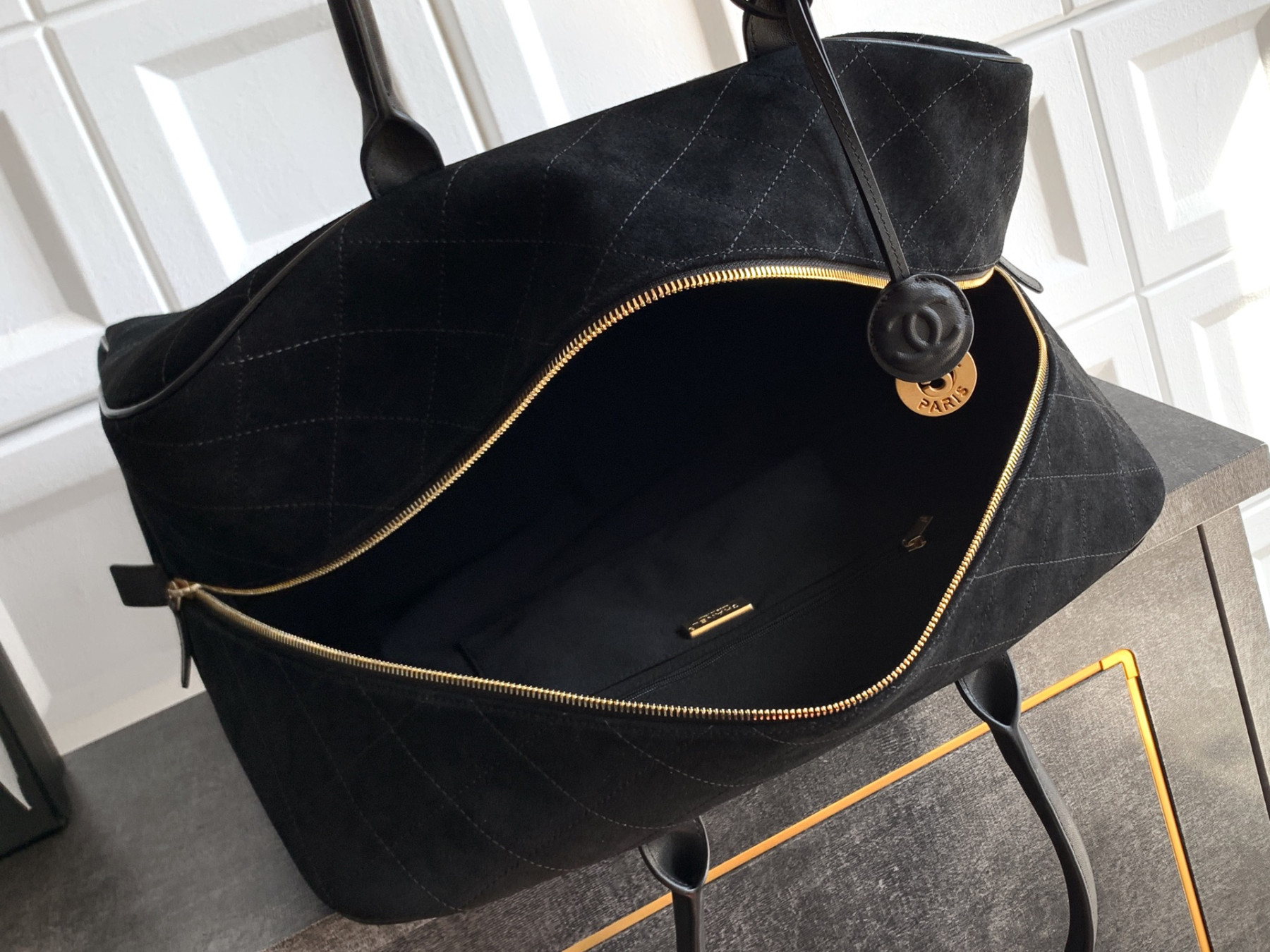 Chanel Maxi Bowling Bag AS6212 42x32x21cm