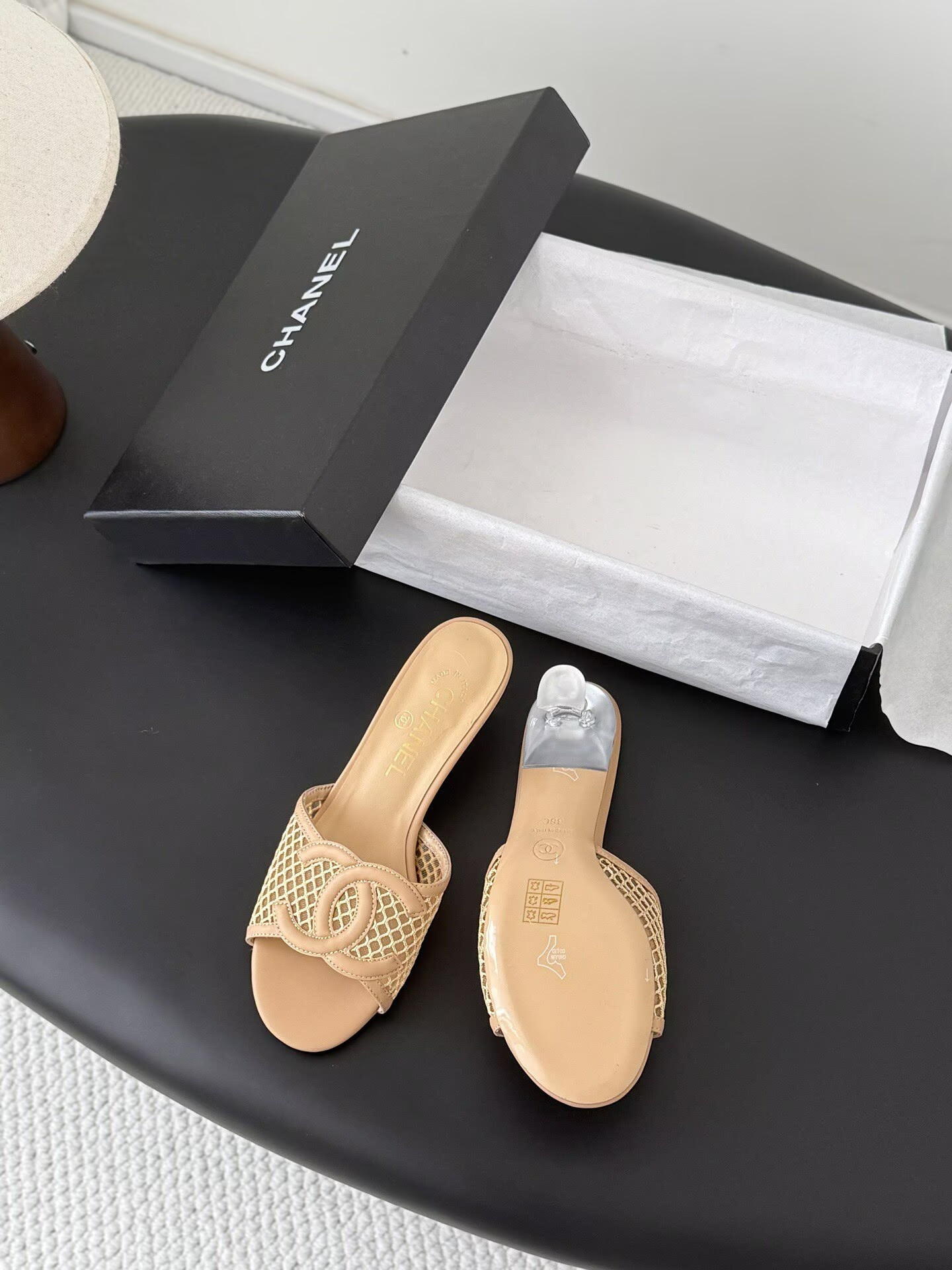 UA Chanel Sandals 4.5cm Heel