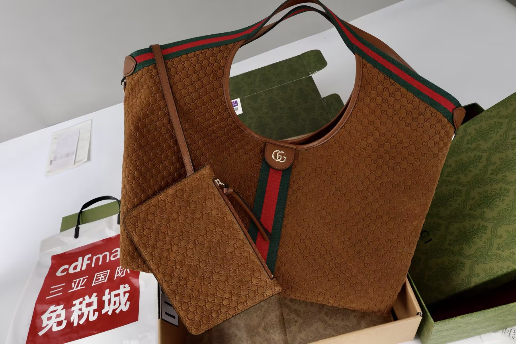 Gvc*1 giglio large tote bag 60x47x16cm