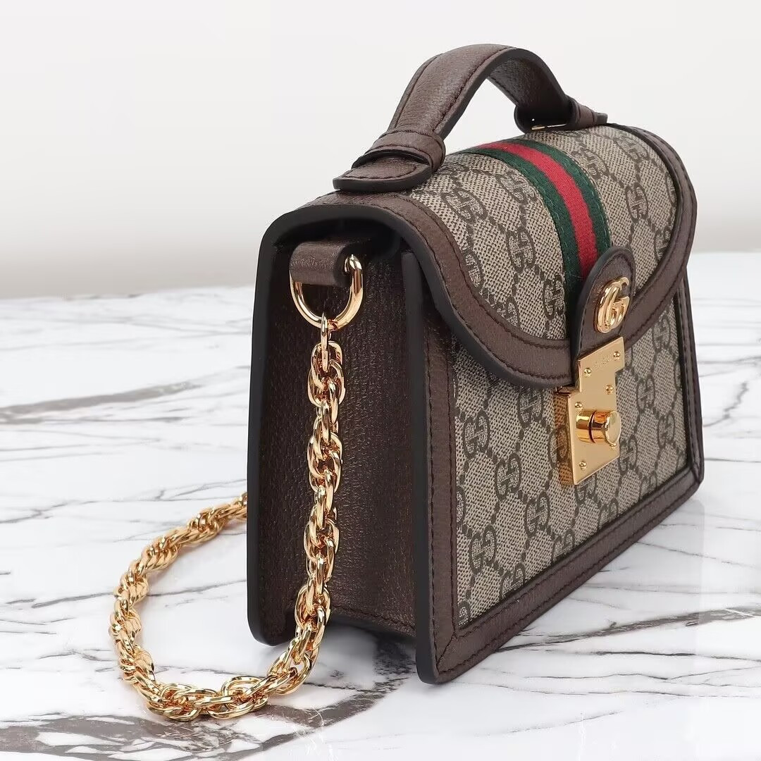 Gvc*1 Ophidia Top Handle Bag 17.5×13×6 cm