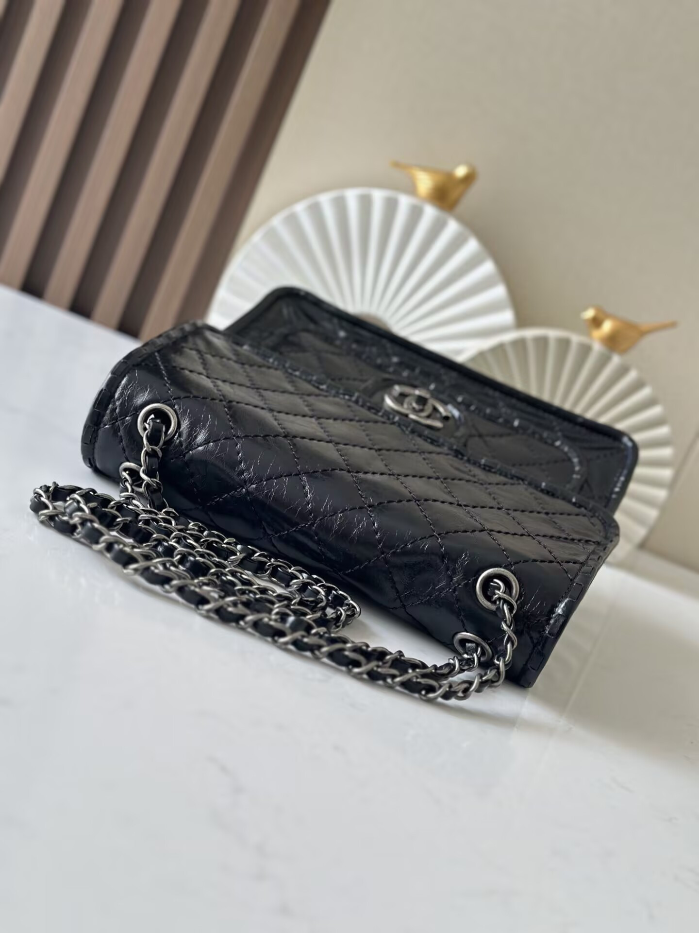 Chanel Vintage Flap tofu bag 26x11x23cm
