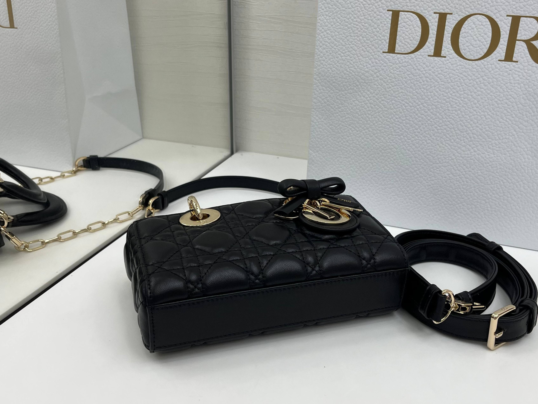 Dior Mini Lady D-Joy Bag 19x10.5x5.5cm