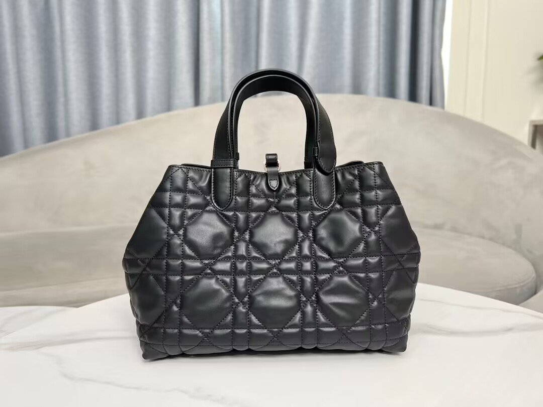 D10r Toujours Bag Medium Black 11 x 8.5 x 6.5 inches