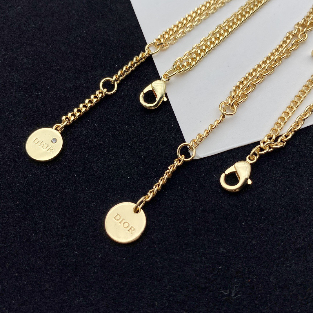 D10r petit cd double necklace