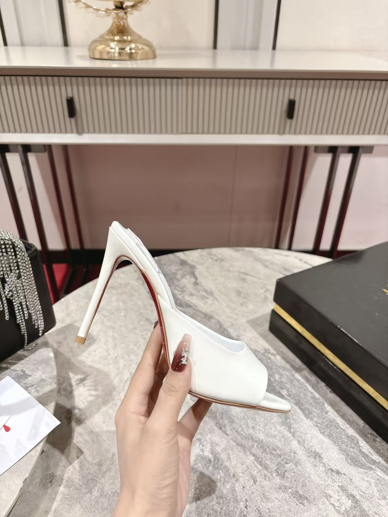 ua Chr1st1an louboutin miss z mule 10cm heel