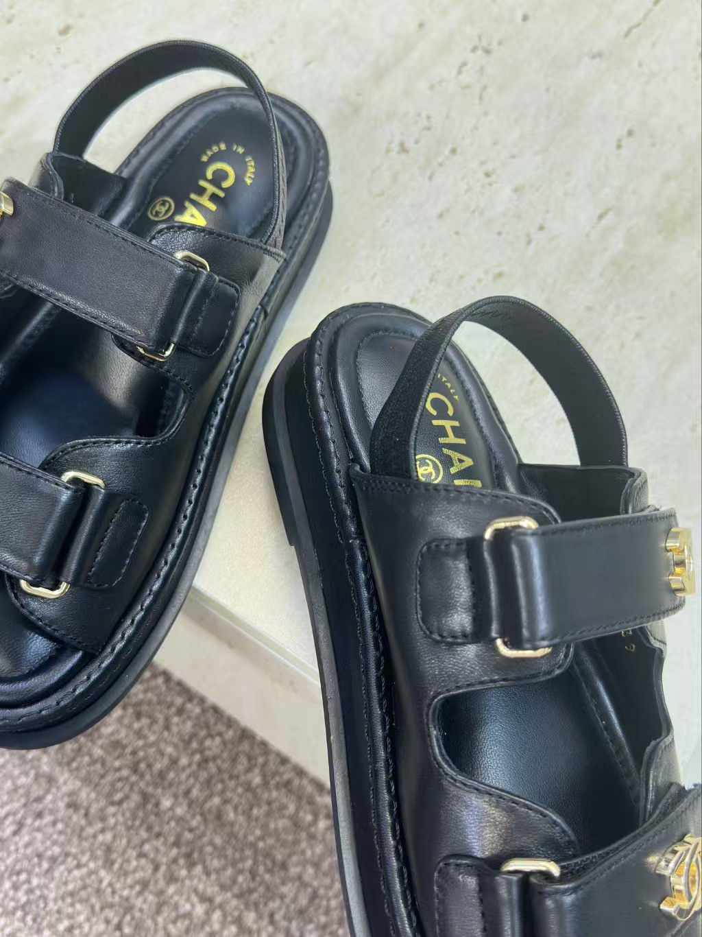 UA Chanel Sandals