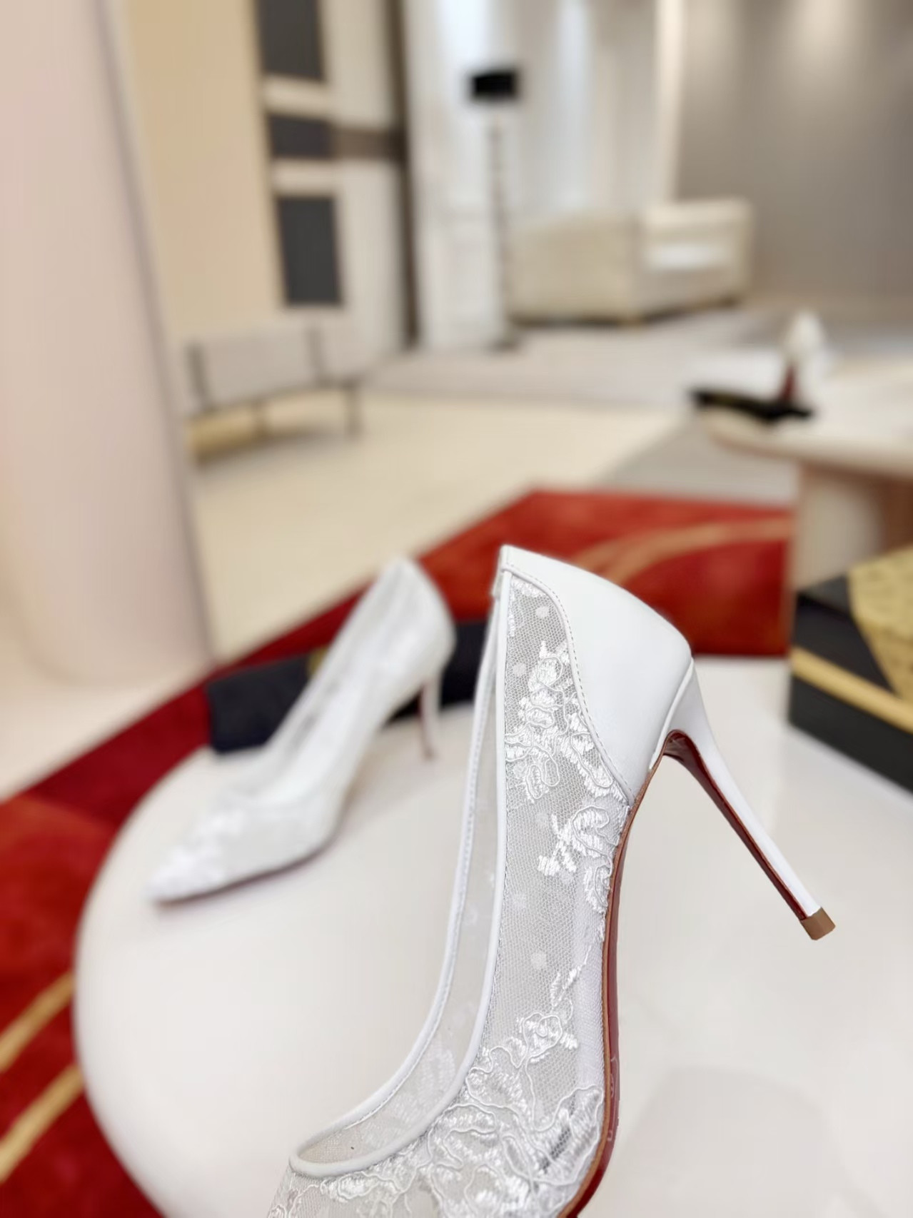 ua Chr1st1an louboutin miss z mesh pumps
