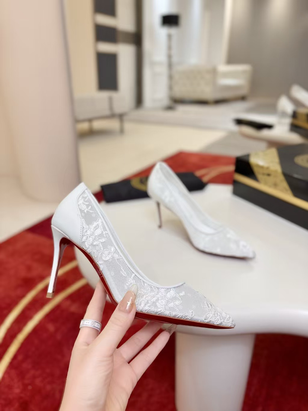 ua Chr1st1an louboutin miss z mesh pumps