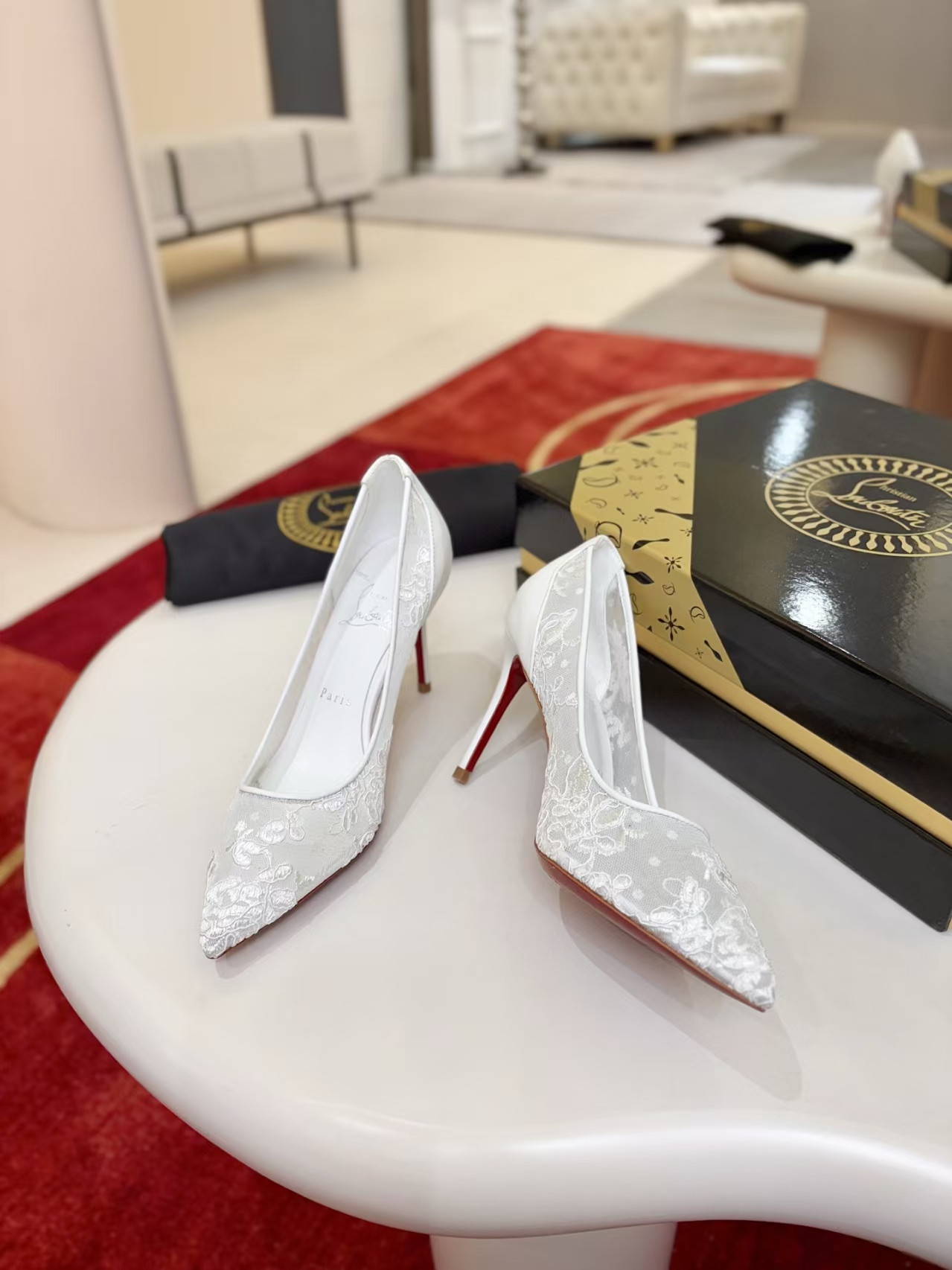 ua Chr1st1an louboutin miss z mesh pumps