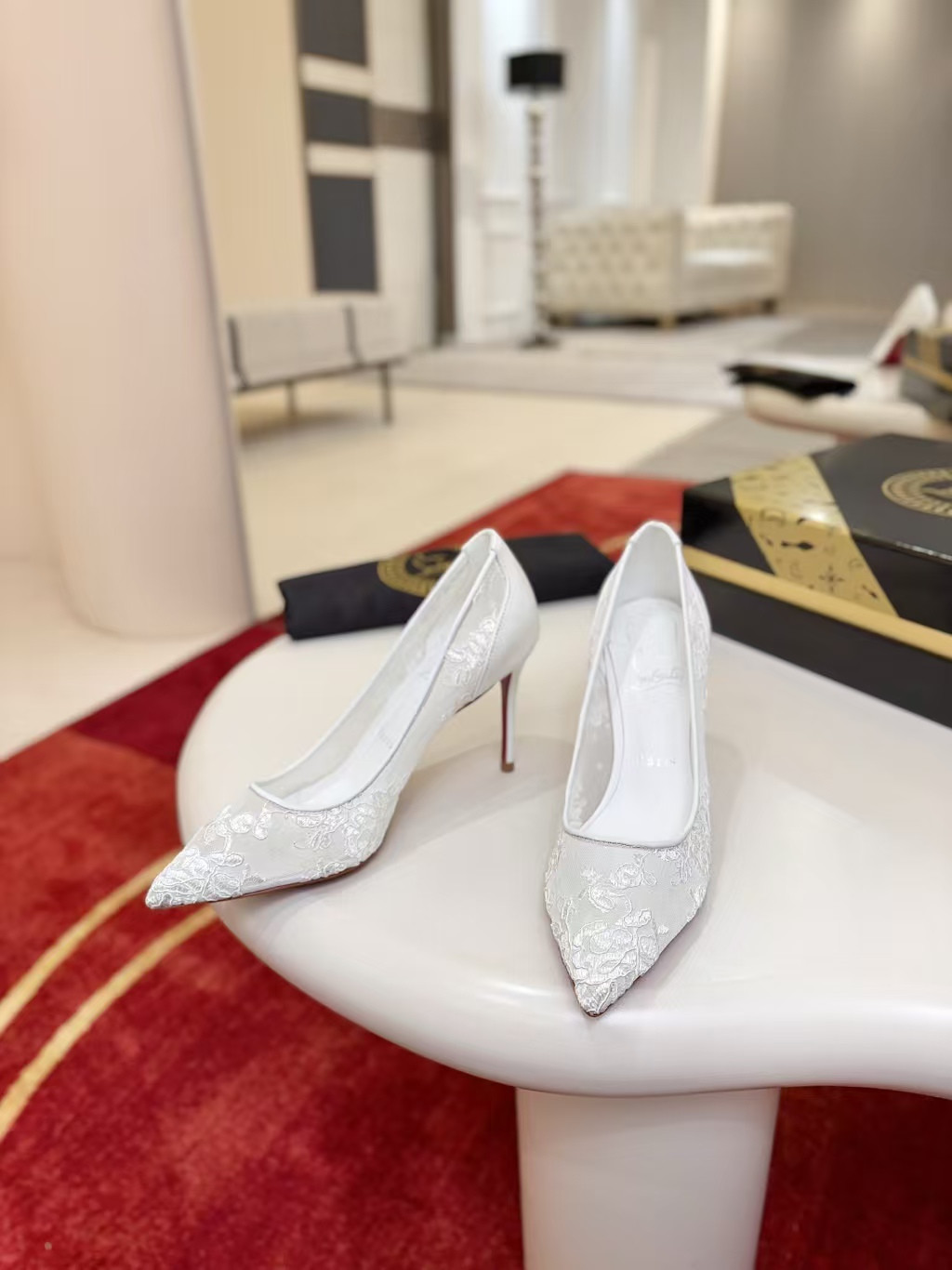 ua Chr1st1an louboutin miss z mesh pumps
