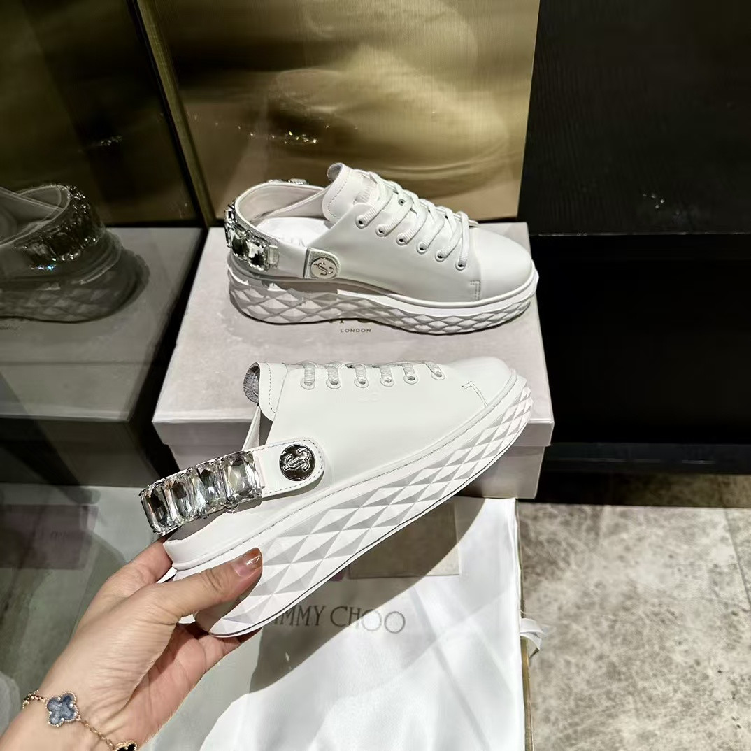 ua j1m*y ch00 D1am0nd sling sneakers