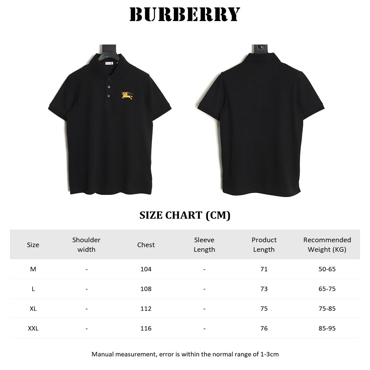 Bv*b*rry 26ss short-sleeved polo shirt