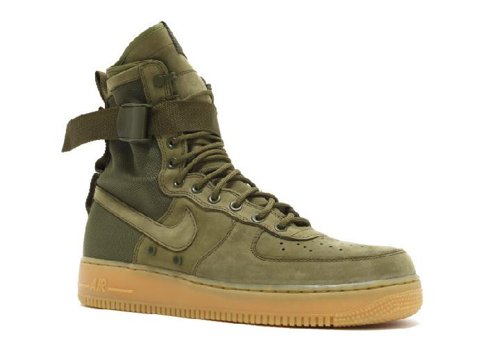 UA SF AIR FORCE ONCE HIGH SPECIAL FIELD URBAN UTILITY FADED OLIVE