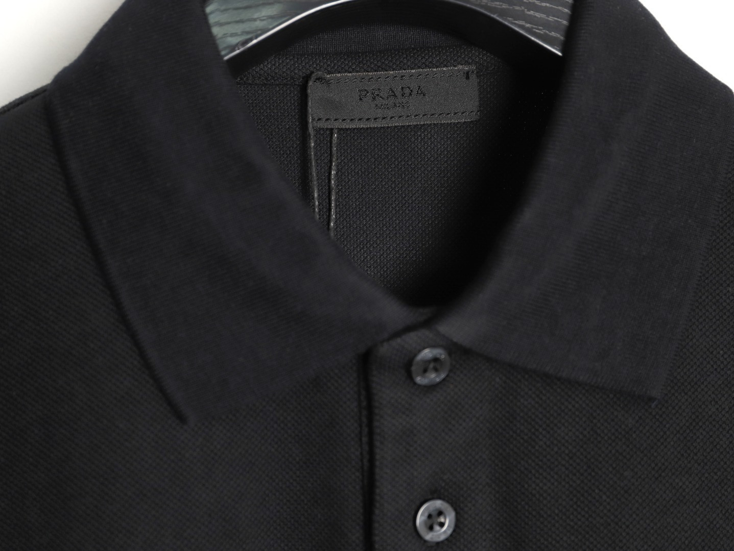 Pra*a 26ss short-sleeved polo shirt