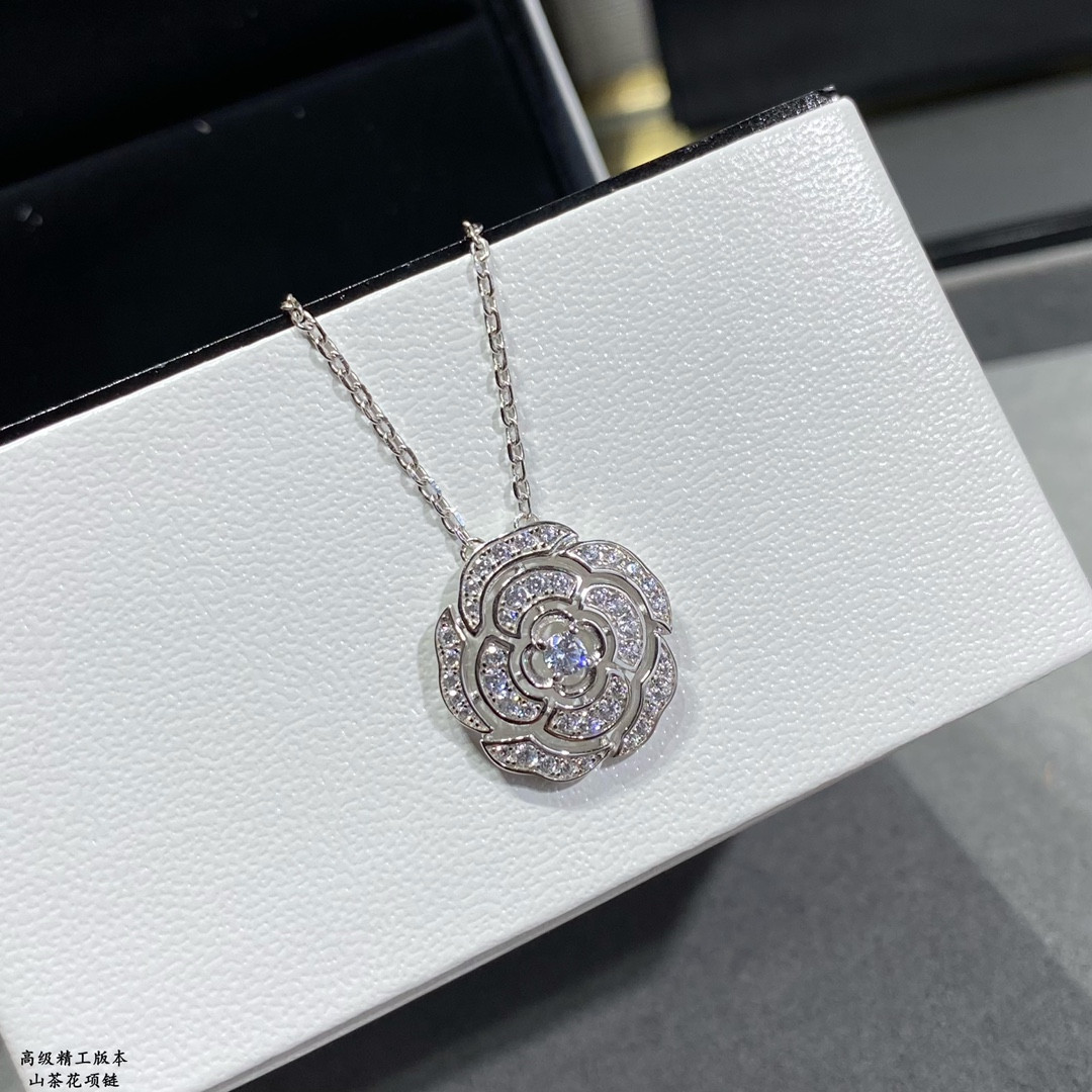 Ch**el Camellia Necklace