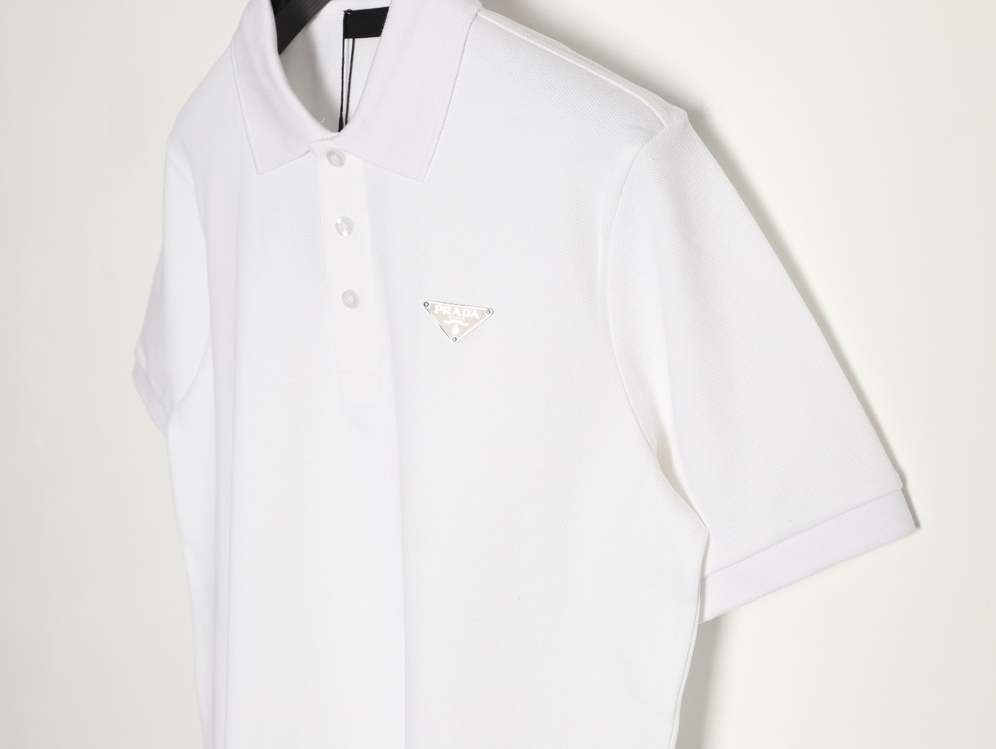 Pra*a 26ss short-sleeved polo shirt