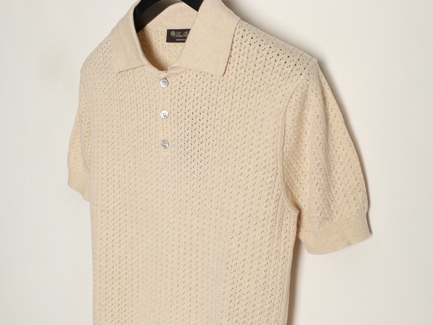 L0r0 P1ana short-sleeved polo shirt