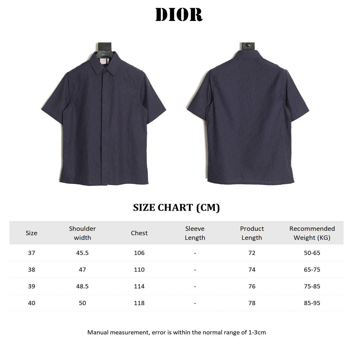 DIOR Short-sleeved Shirts