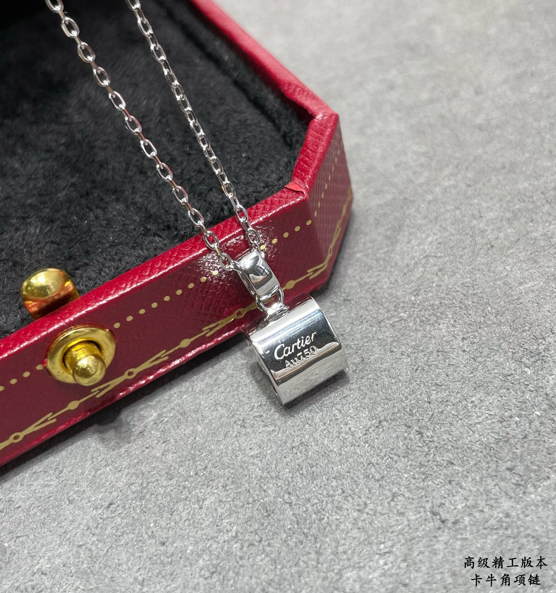 Ca*t1er Horn Necklace