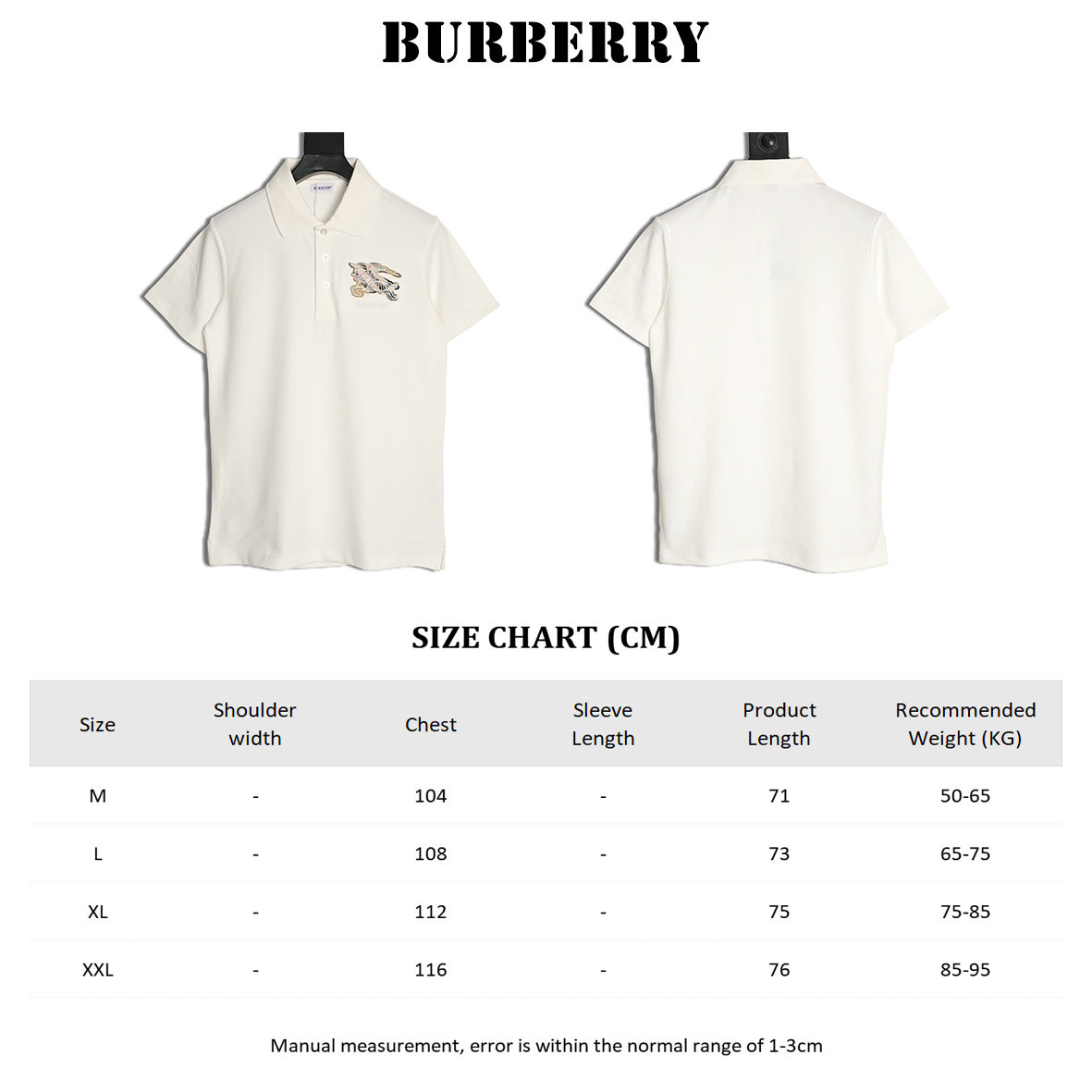 Bv*b*rry short-sleeved polo shirt