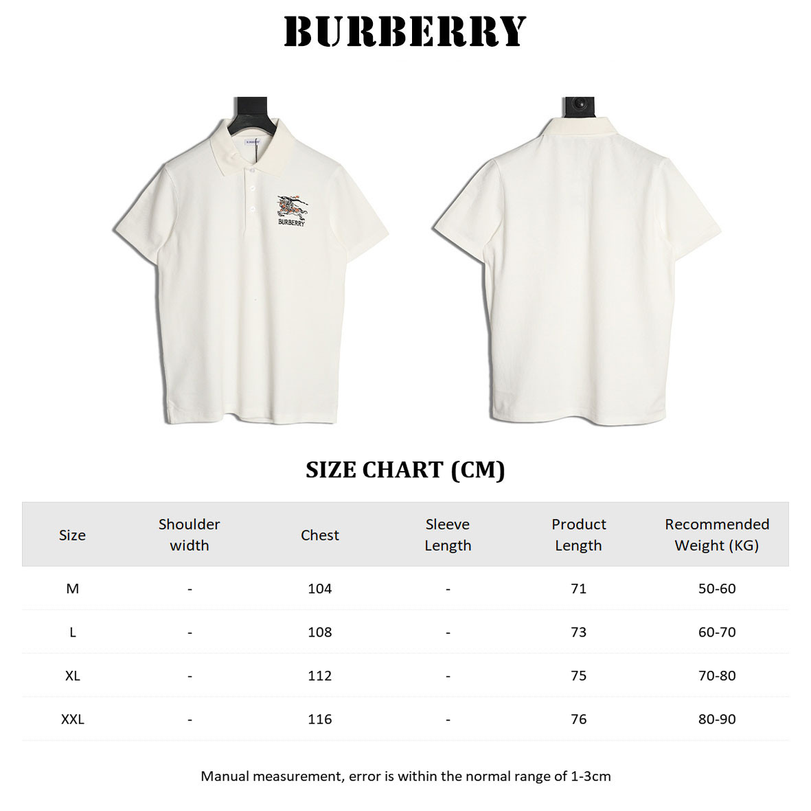 Bv*b*rry 26ss short-sleeved polo shirt