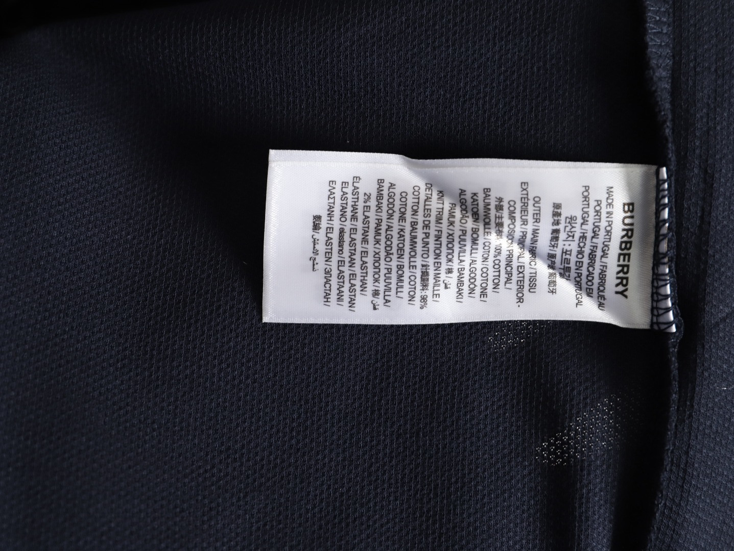 Bv*b*rry short-sleeved polo shirt