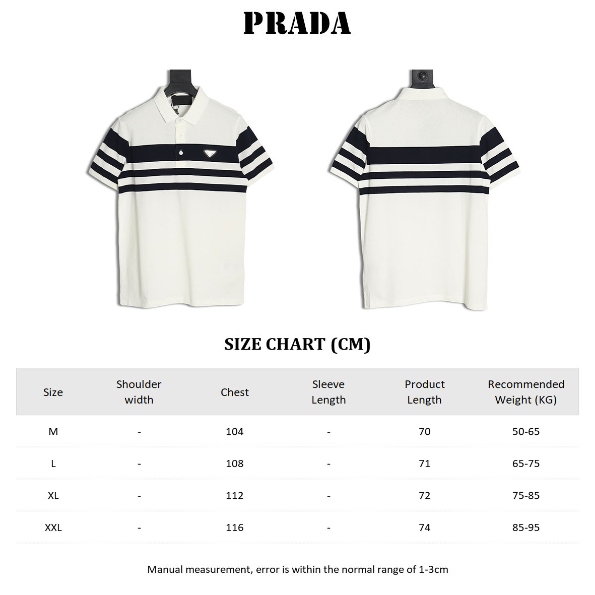 Pra*a short-sleeved polo shirt