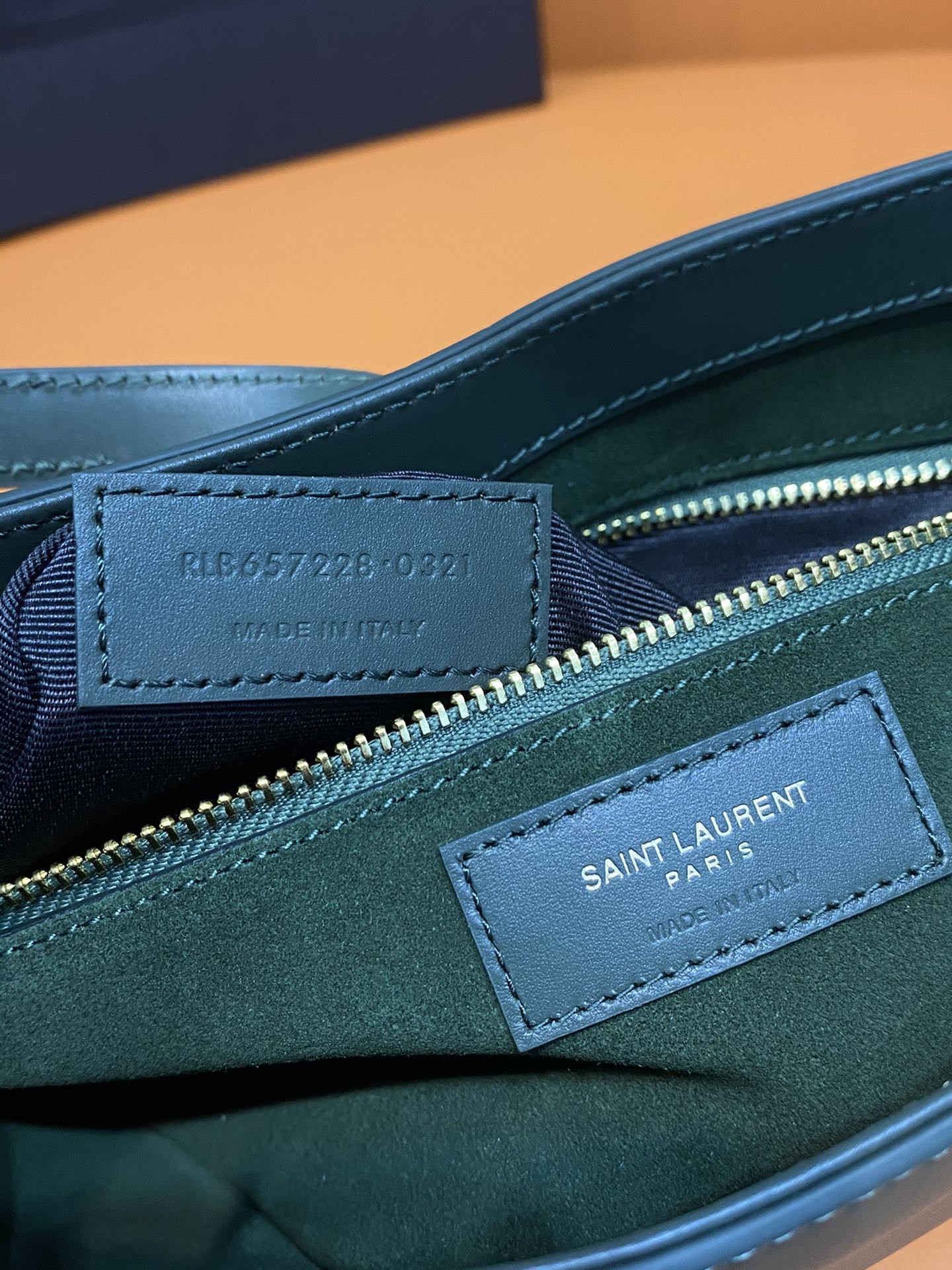 Y51 LE 5 À 7 IN SMOOTH LEATHER VERT FONCE 23 X 16 X 6.5 CM