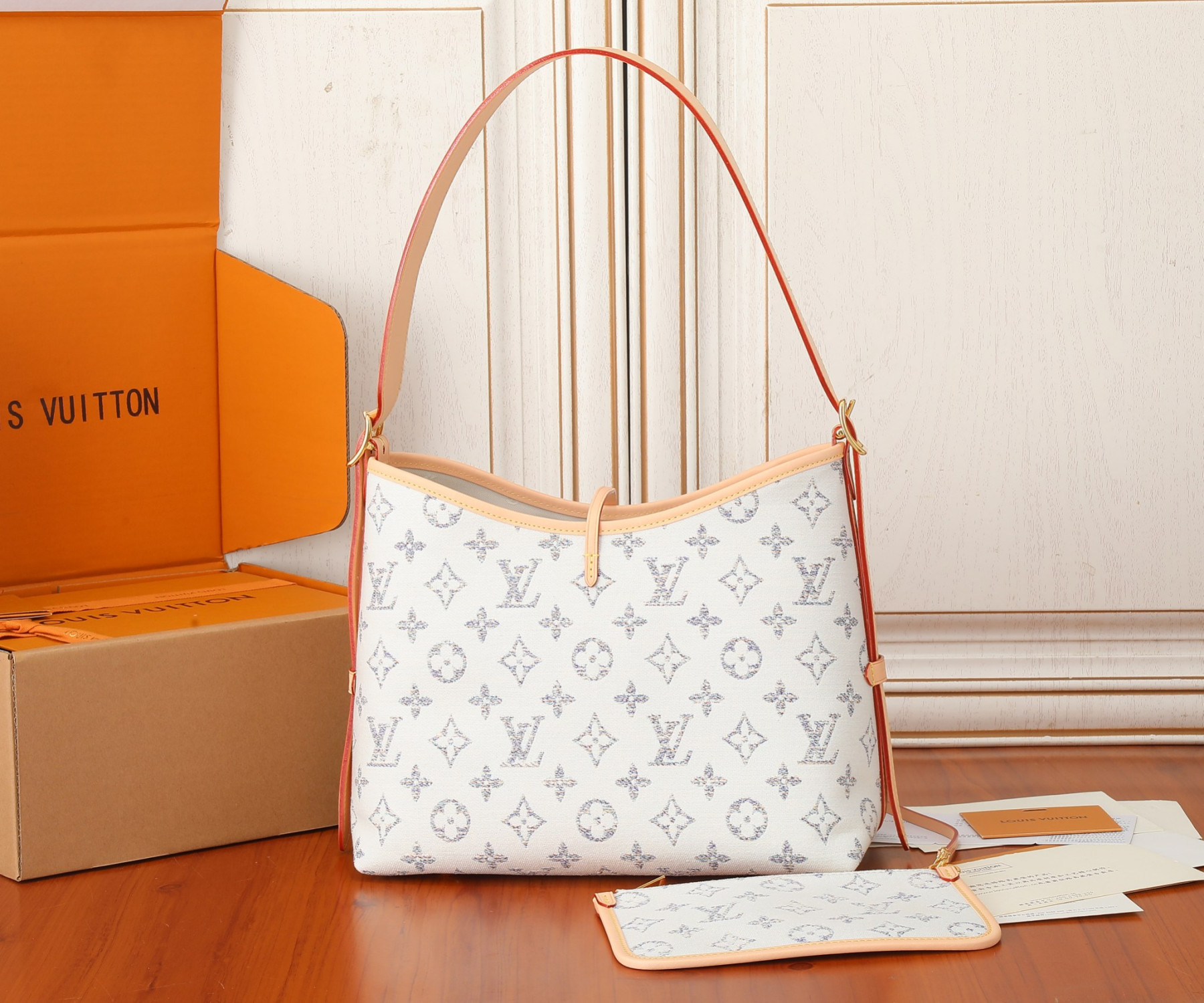 LV CarryAll PM  M24707 11.6x9.4x4.7 inches