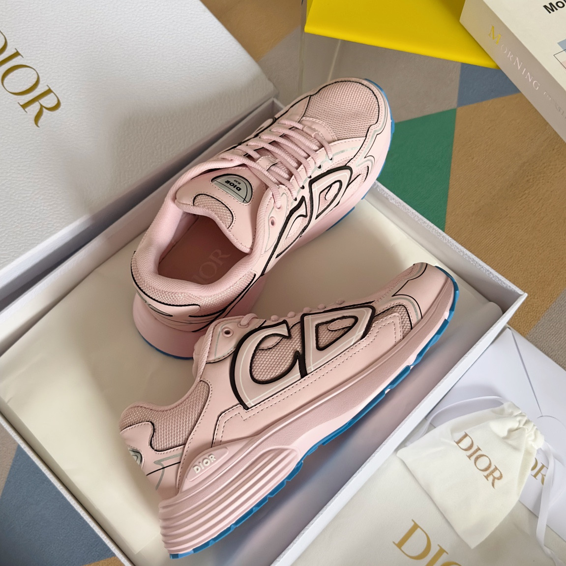 UA D10r B30 Sneaker Pale Pink Mesh and Technical Fabric