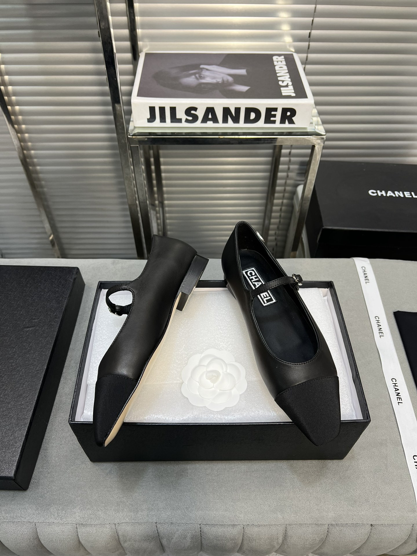 UA Ch**el MARY JANES Lambskin