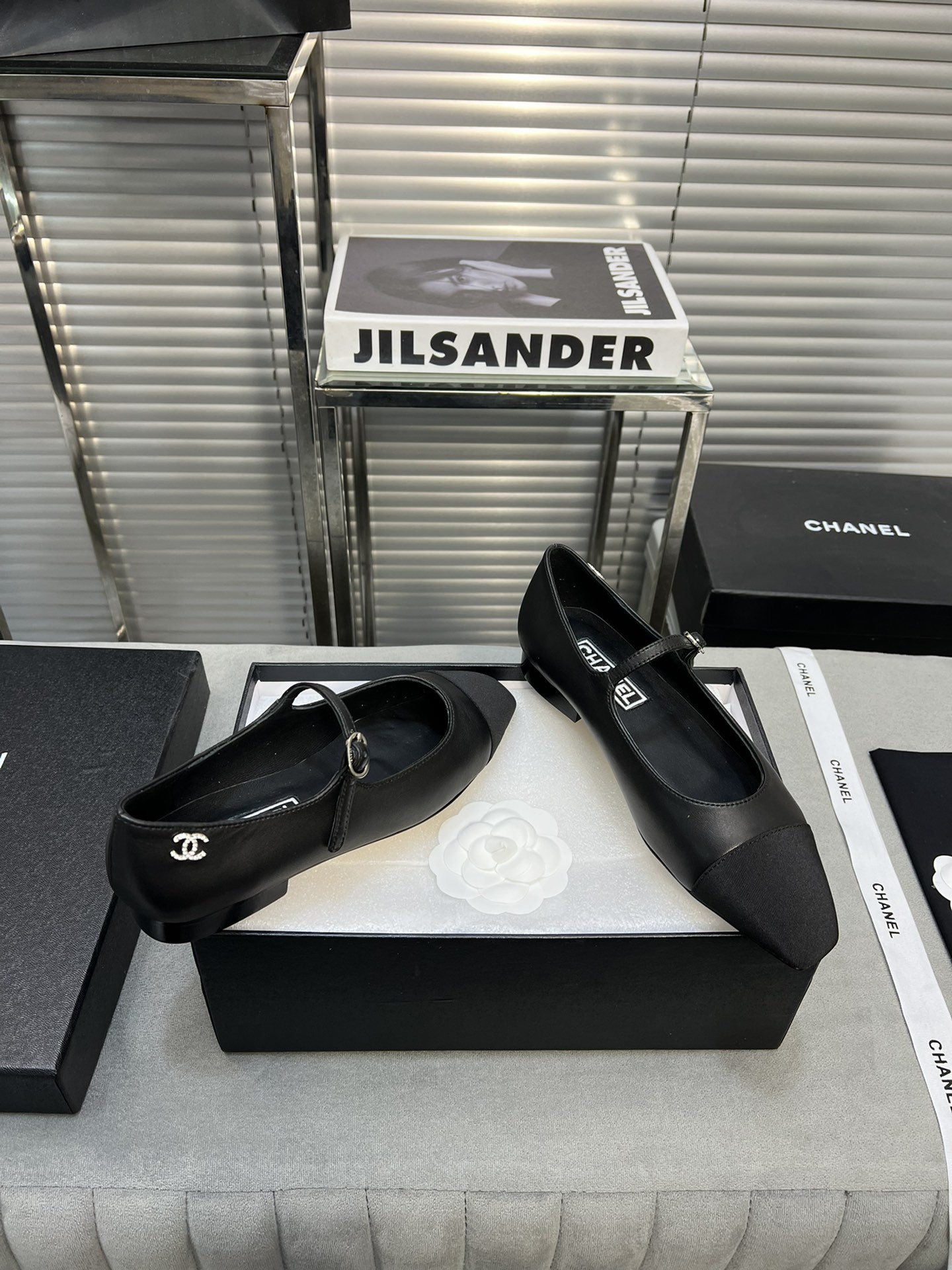 UA Ch**el MARY JANES Lambskin